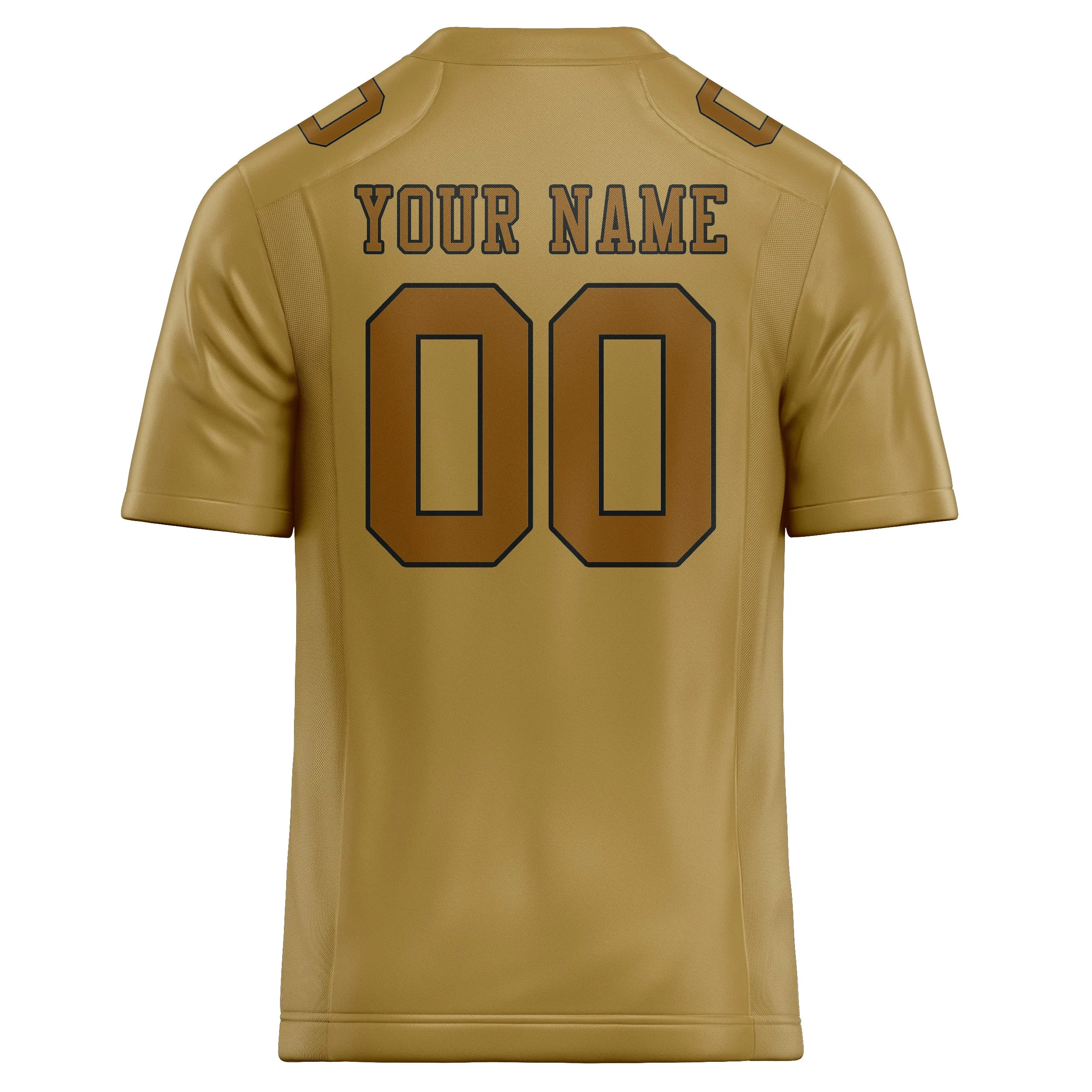 Custom Khaki Khaki Football Jersey sold by Tailorly product image thumbnail 3