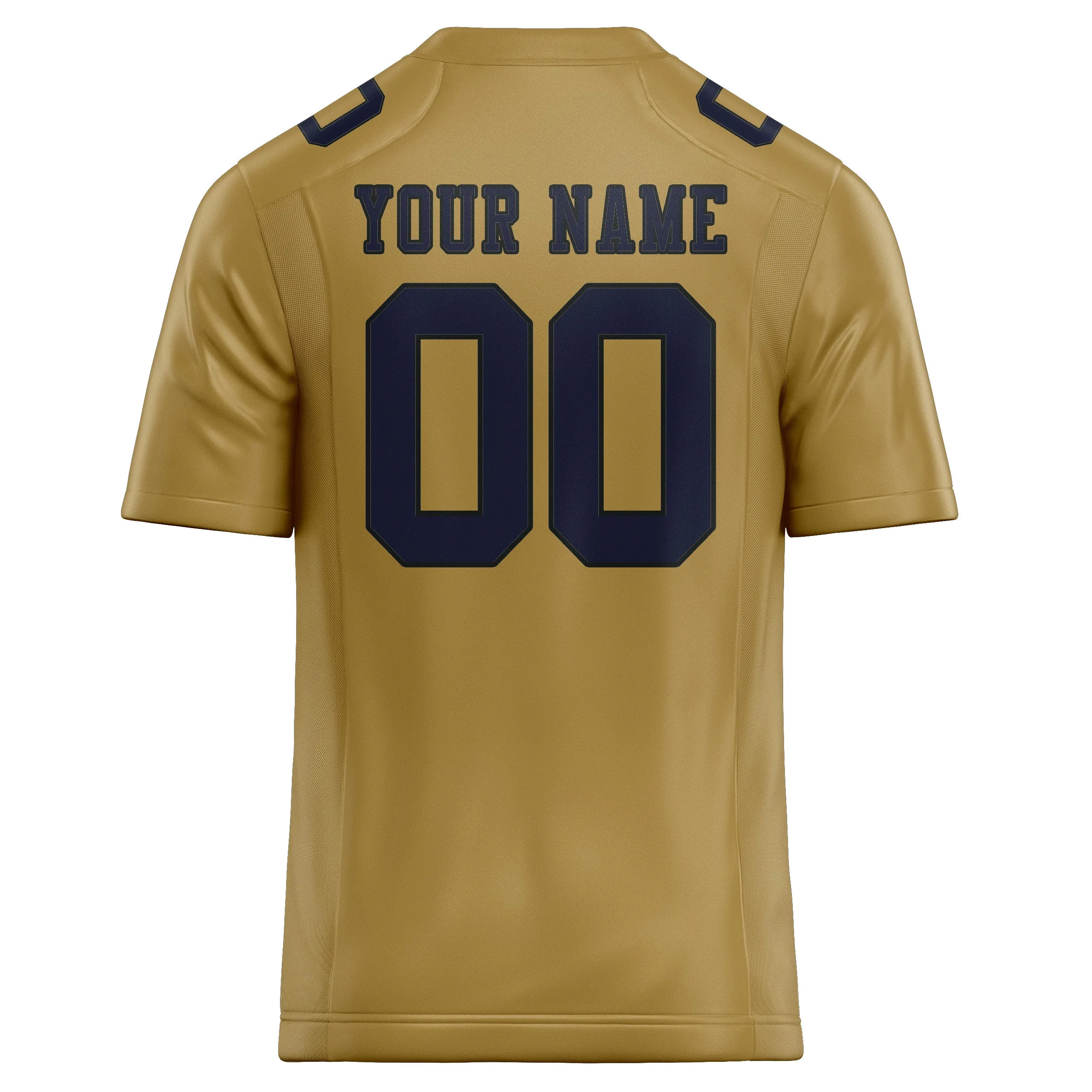 Custom Khaki Navy Football Jersey sold by Tailorly product image thumbnail 3