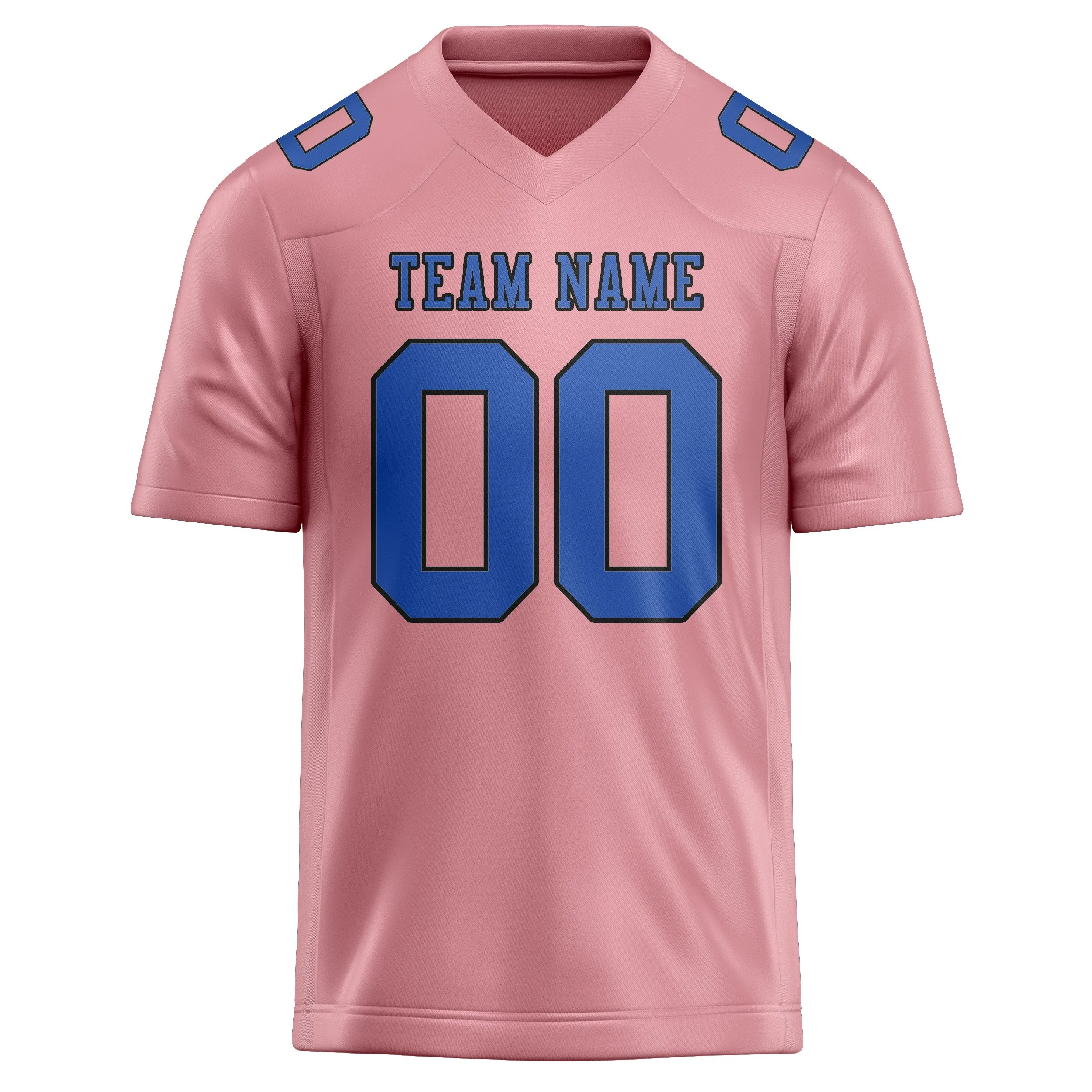 Custom Light Pink Sky Blue Football Jersey sold by Tailorly product image thumbnail 2