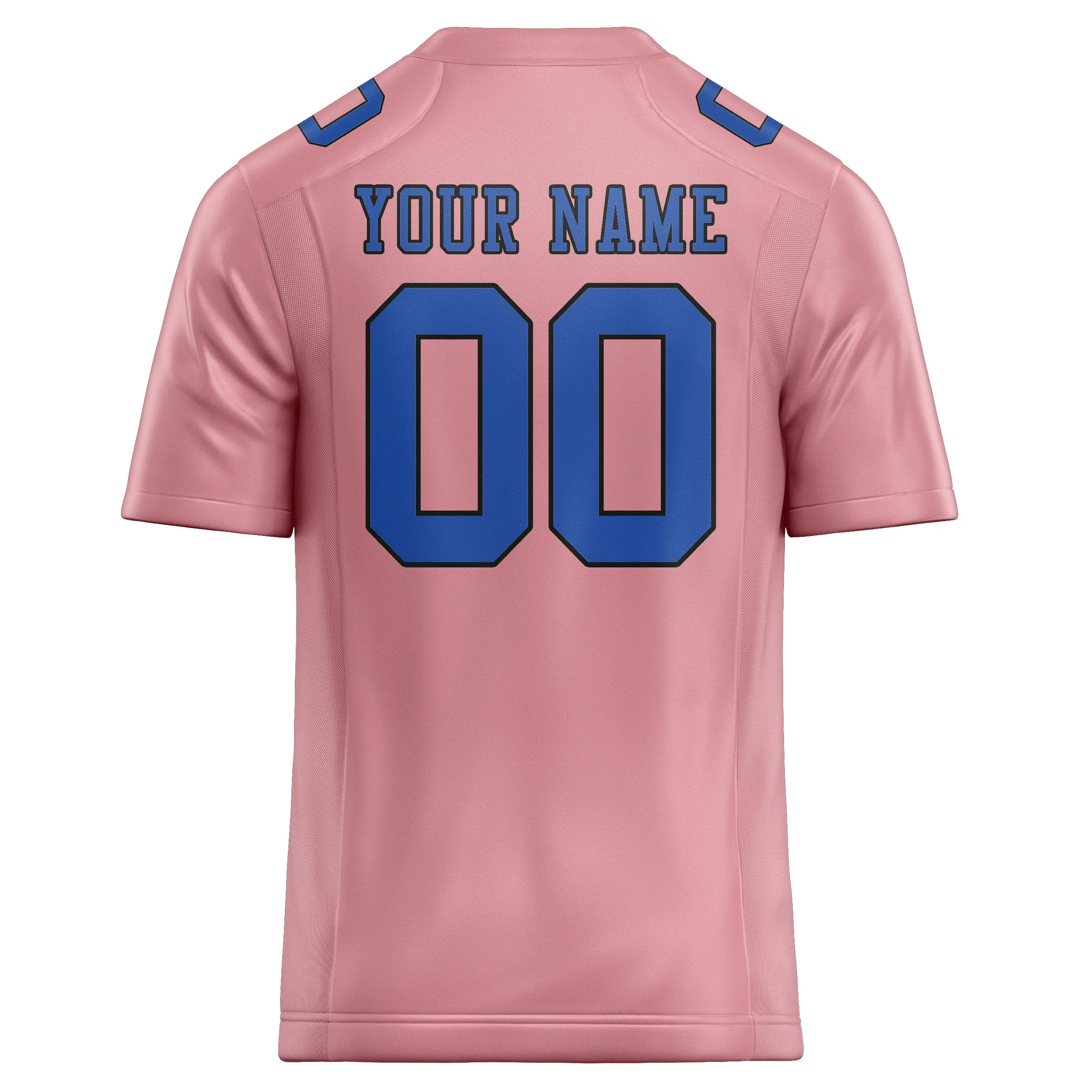 Custom Light Pink Sky Blue Football Jersey sold by Tailorly product image thumbnail 3
