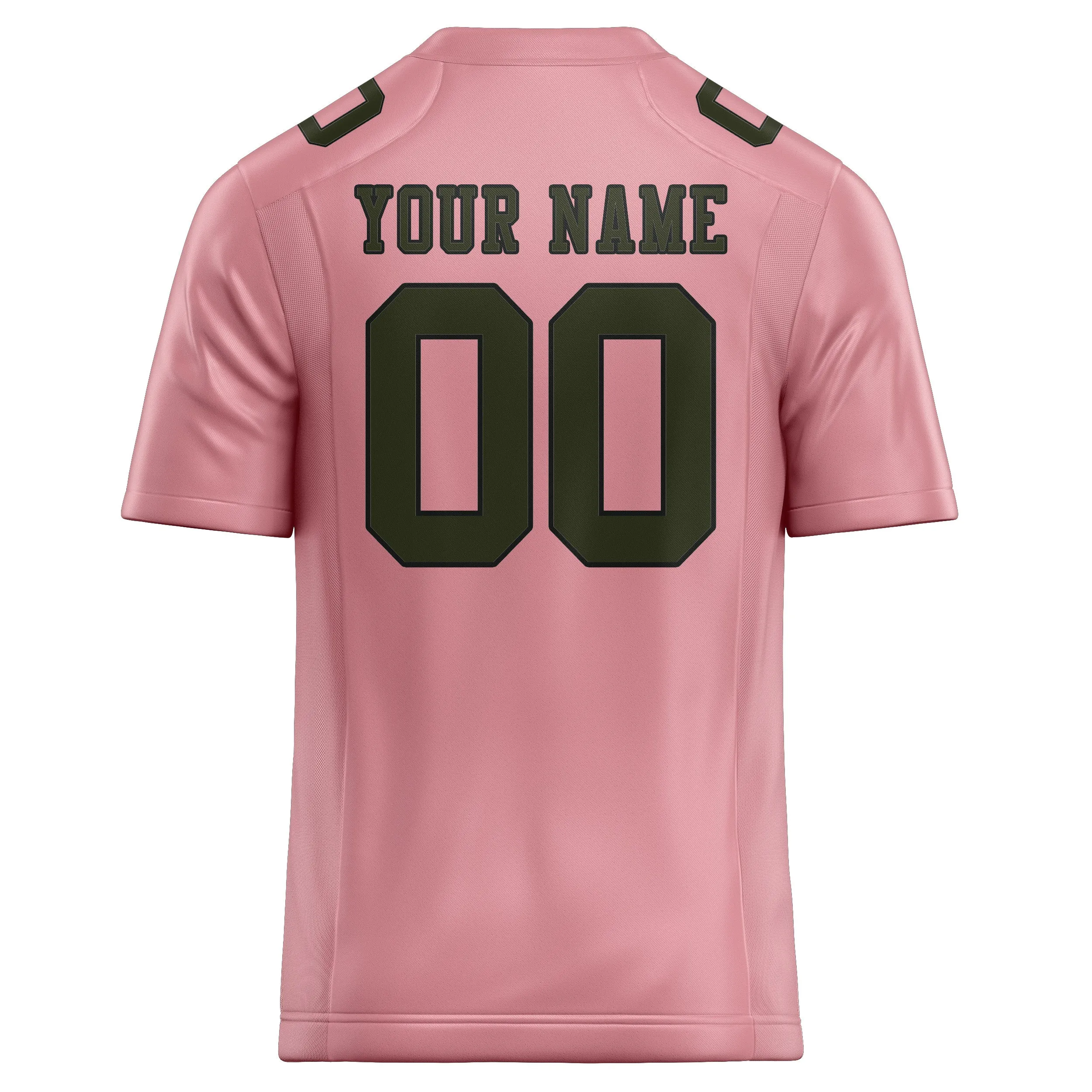 Custom Light Pink Olive Football Jersey sold by Tailorly product image thumbnail 3
