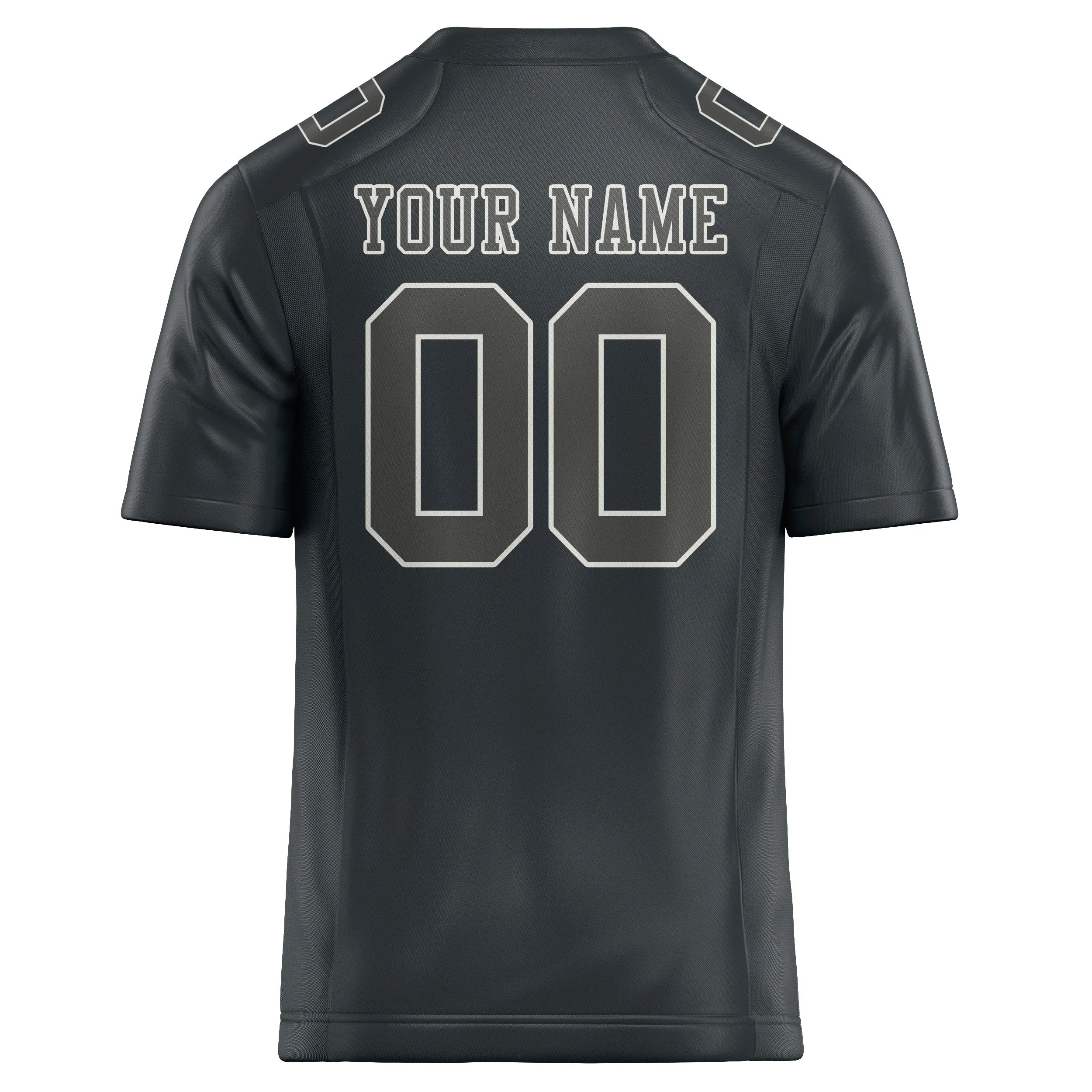Custom Dark Grey Dark Grey Football Jersey sold by Tailorly product image thumbnail 3