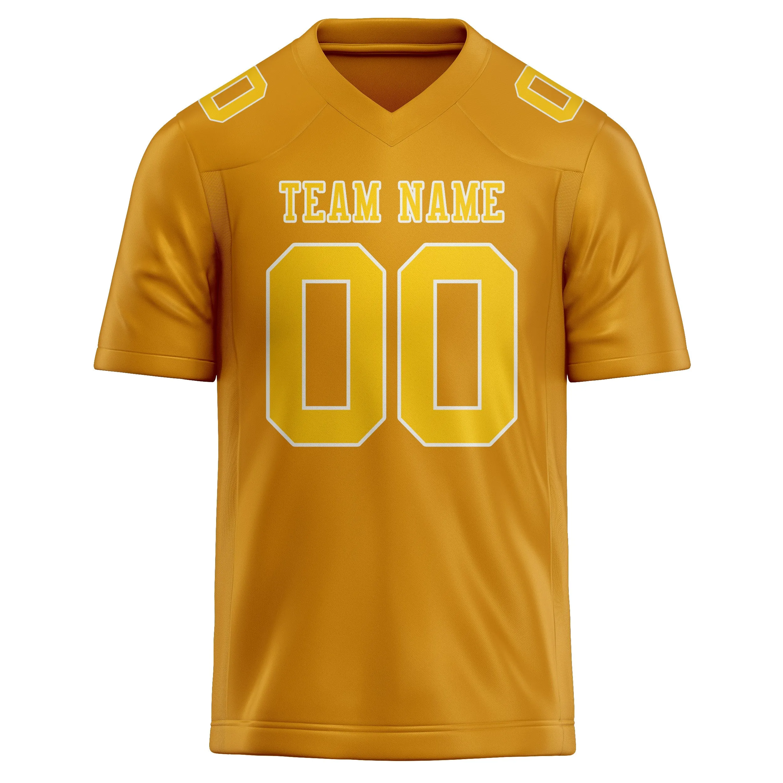 Custom Yellow Gold Football Jersey sold by Tailorly product image thumbnail 2