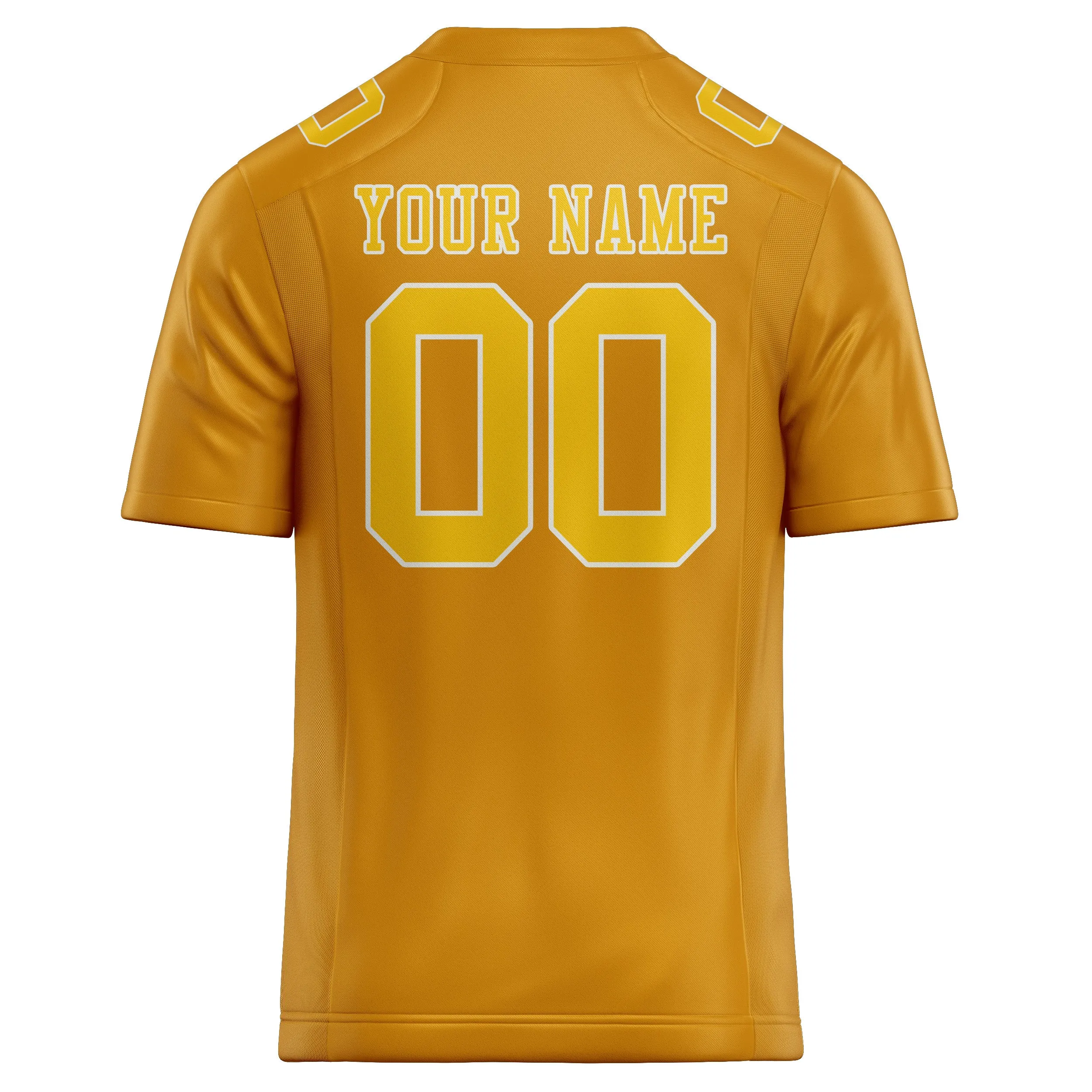 Custom Yellow Gold Football Jersey sold by Tailorly product image thumbnail 3
