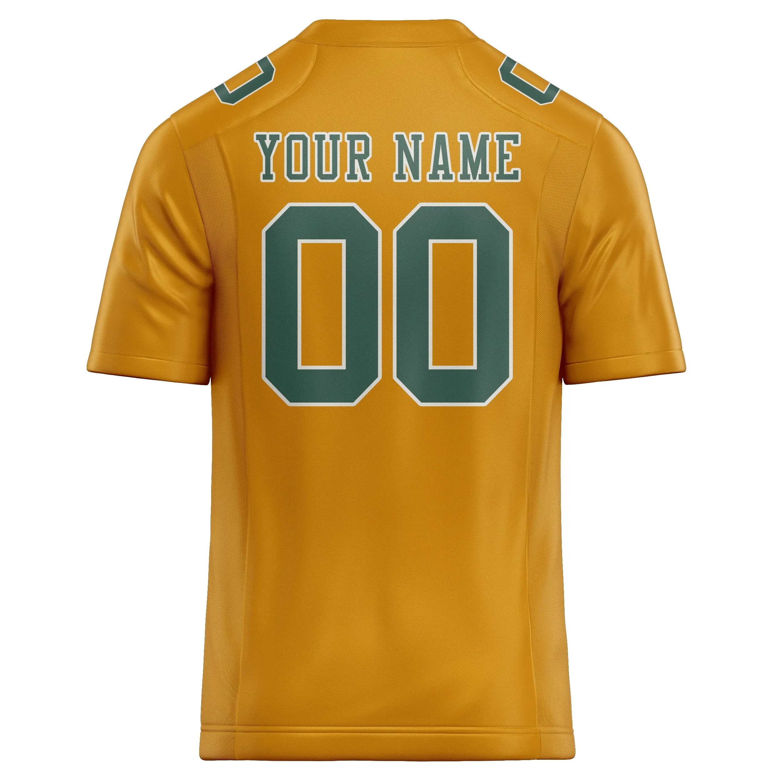 Custom Yellow Blue Green Football Jersey sold by Tailorly product image thumbnail 3