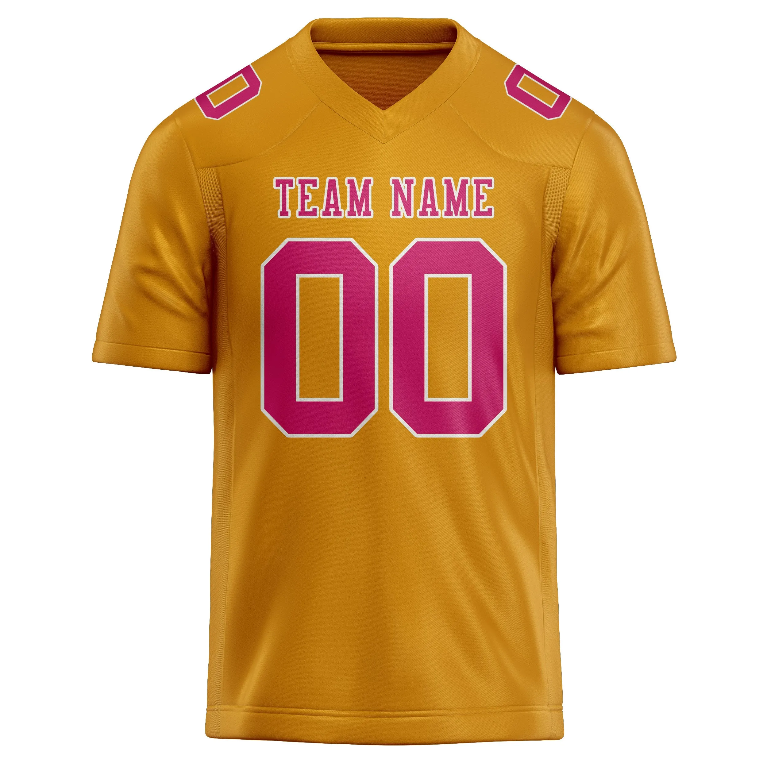 Custom Yellow Pink Football Jersey sold by Tailorly product image thumbnail 2