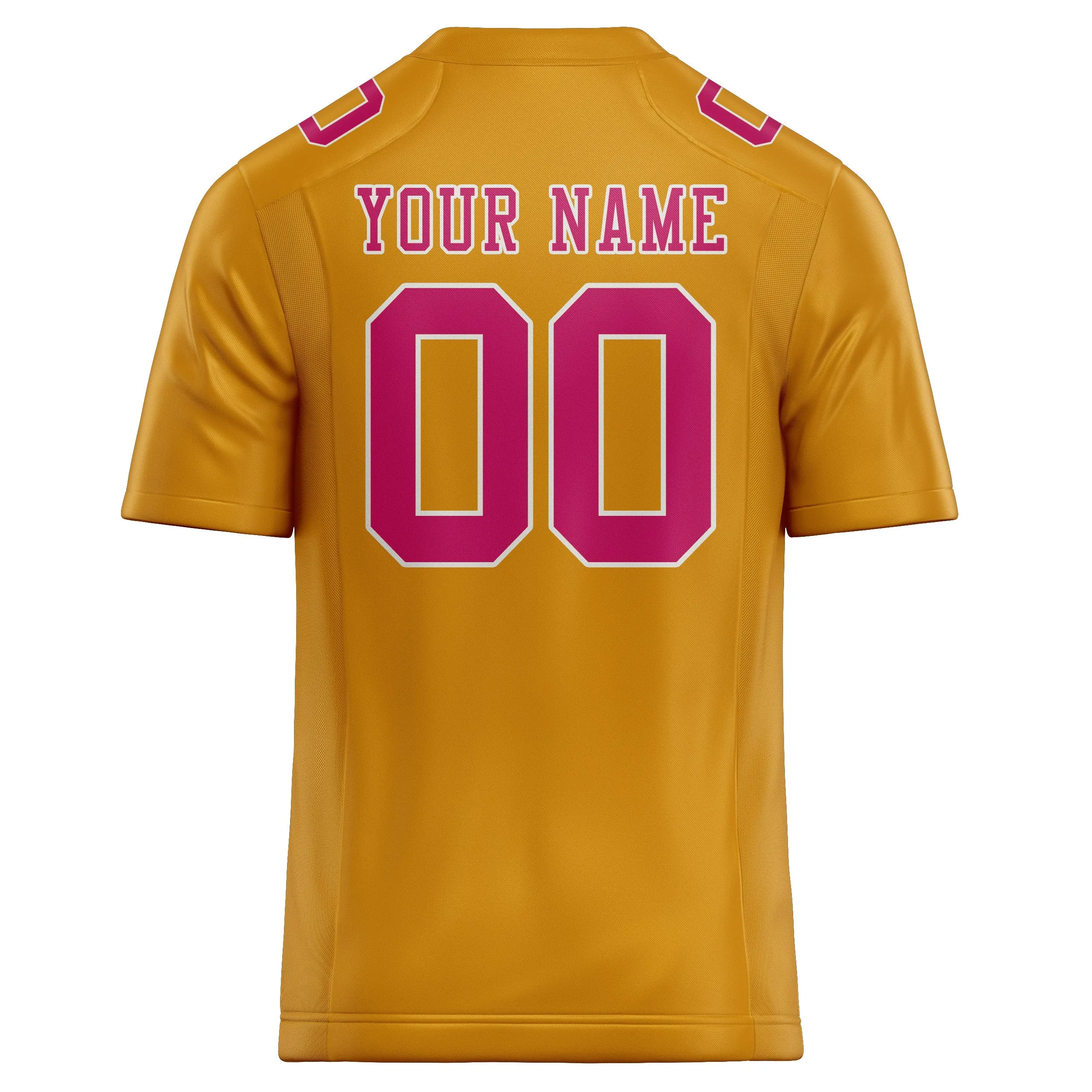 Custom Yellow Pink Football Jersey sold by Tailorly product image thumbnail 3