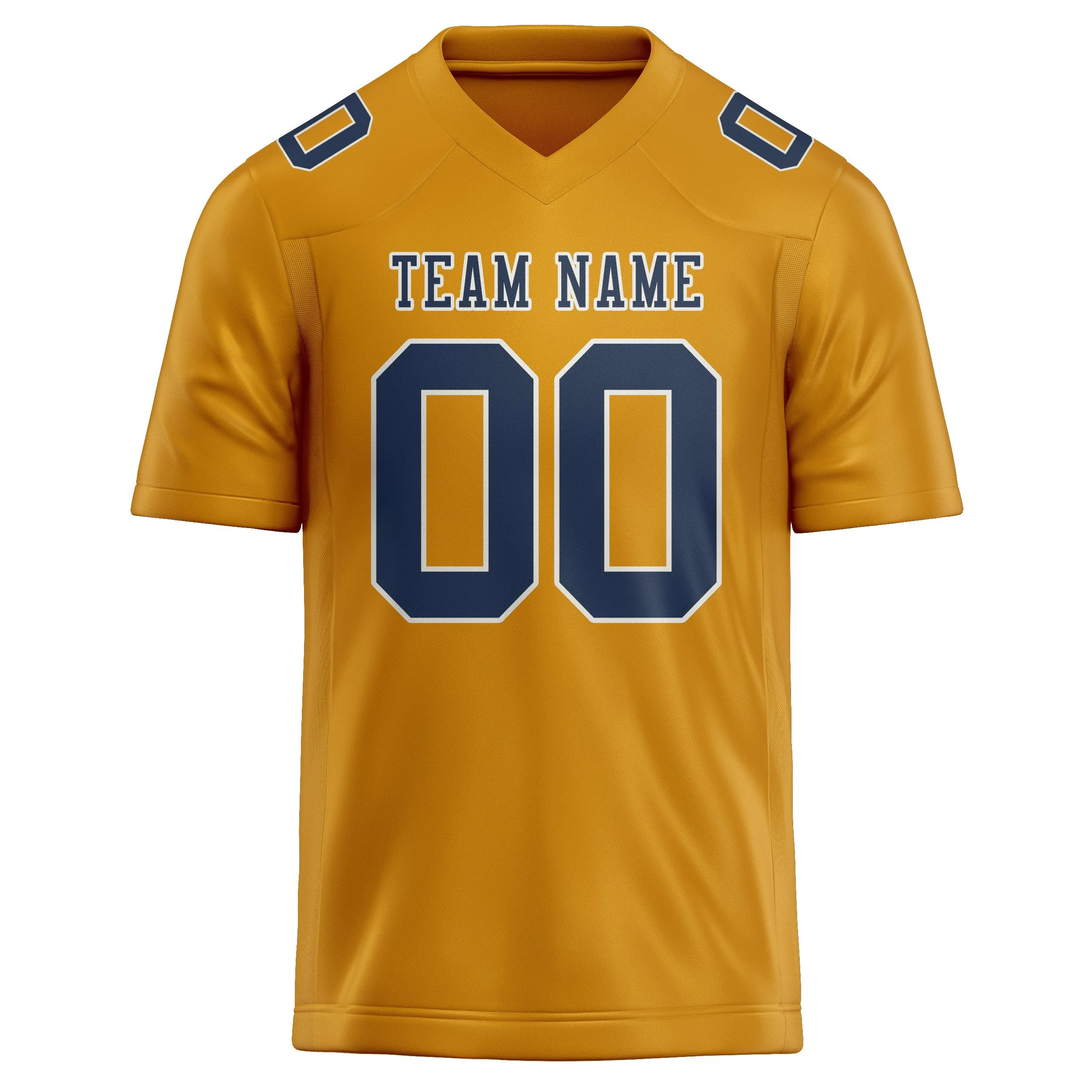 Custom Yellow Blue Football Jersey sold by Tailorly product image thumbnail 2