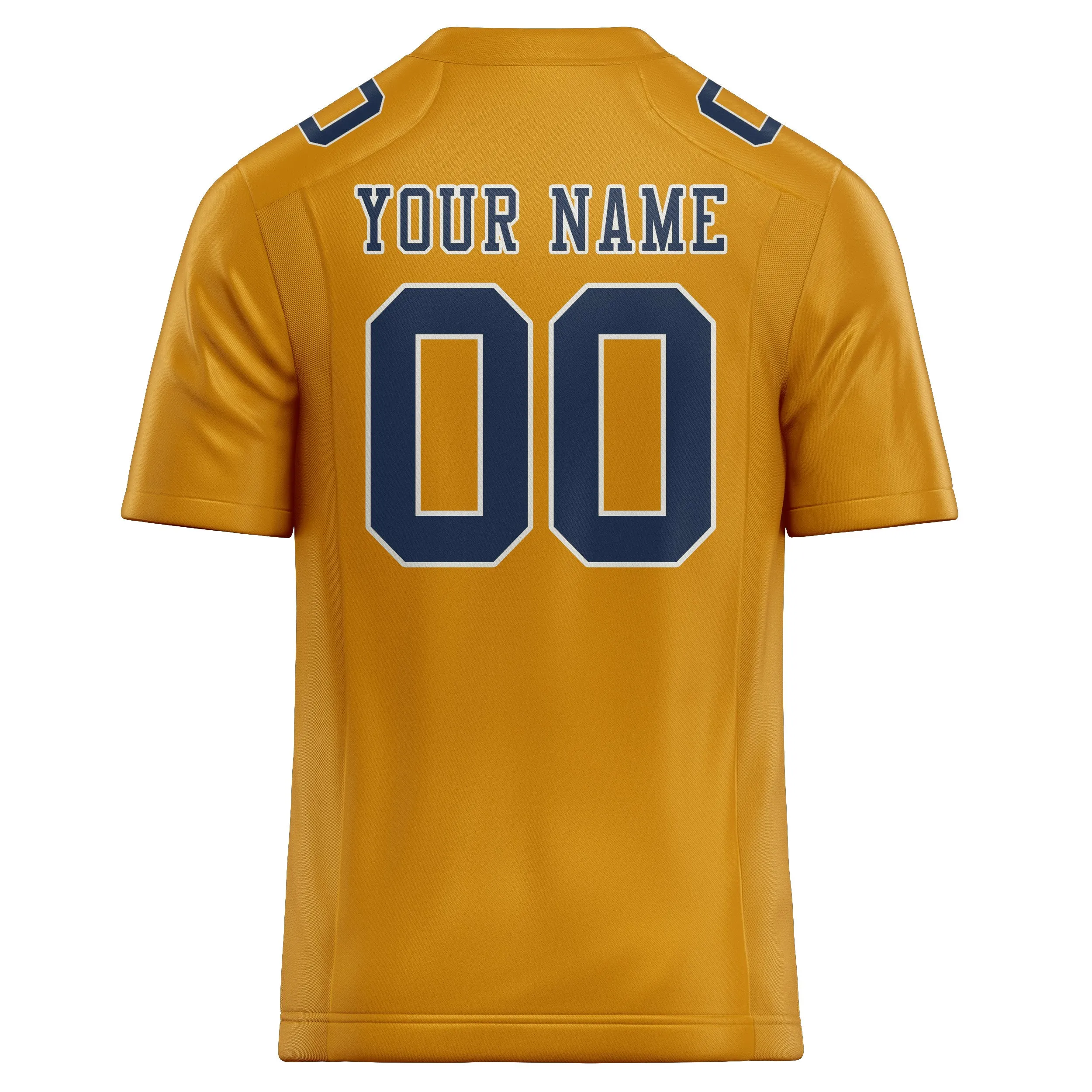 Custom Yellow Blue Football Jersey sold by Tailorly product image thumbnail 3