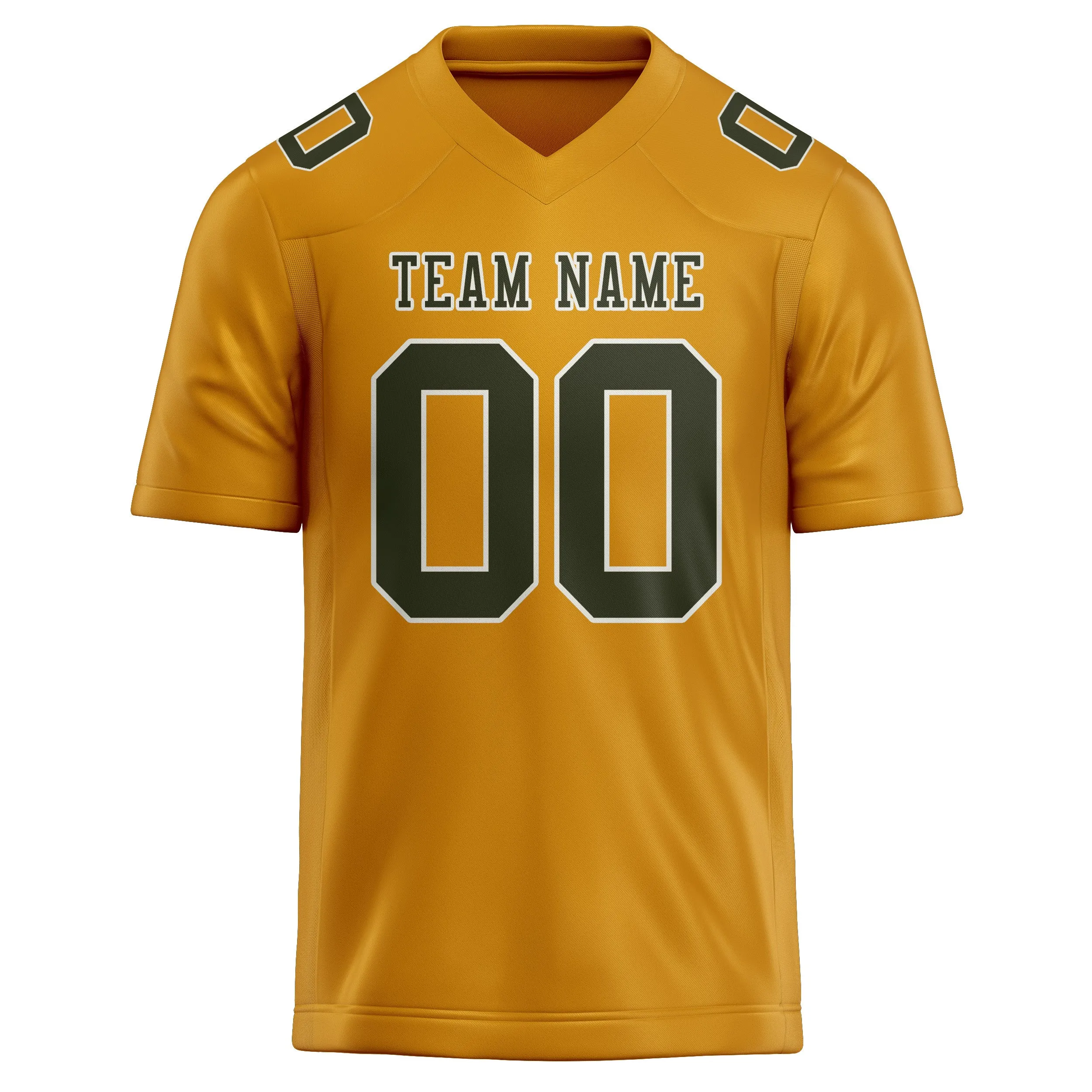 Custom Yellow Olive Football Jersey sold by Tailorly product image thumbnail 2