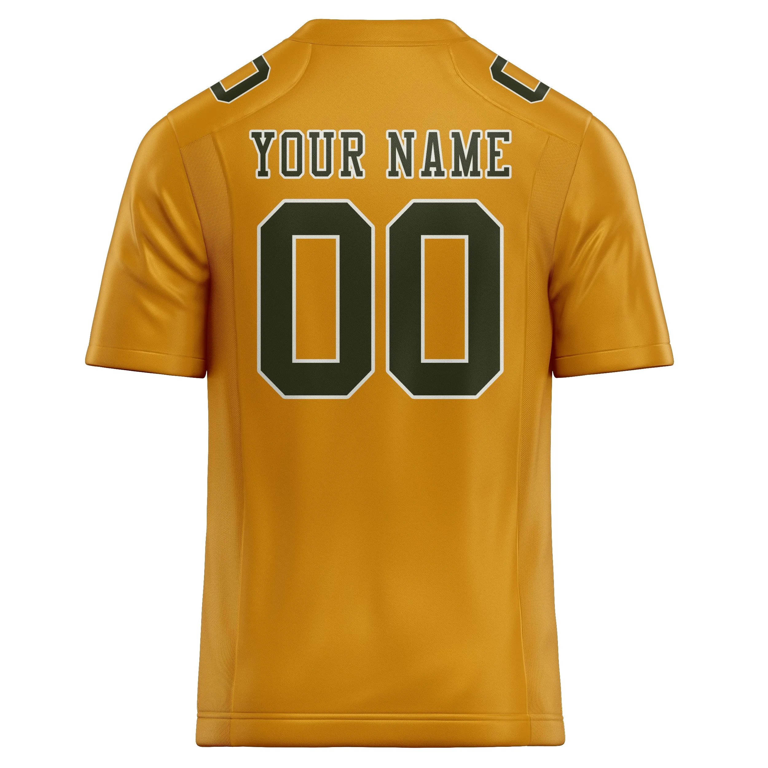 Custom Yellow Olive Football Jersey sold by Tailorly product image thumbnail 3