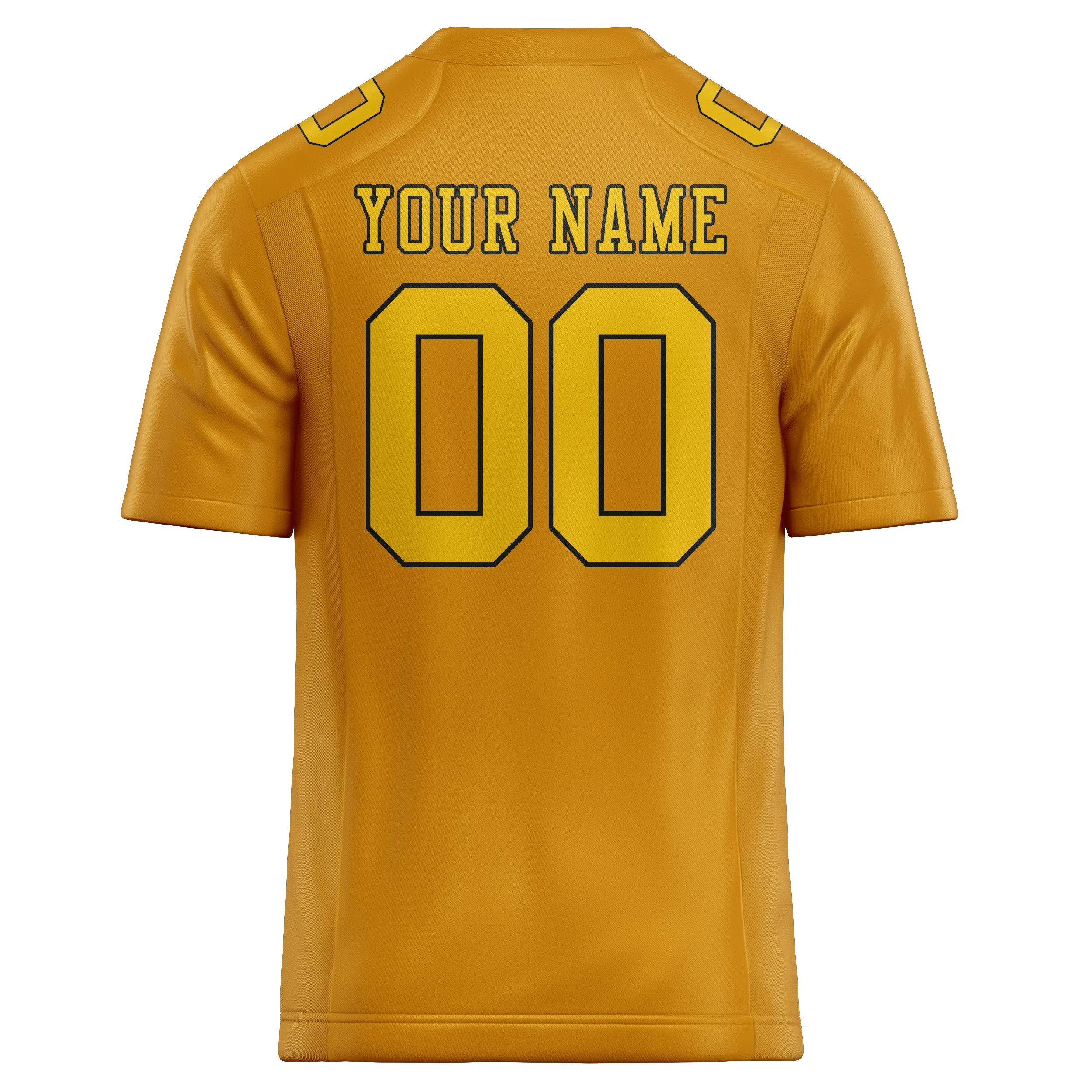 Custom Yellow Gold Football Jersey sold by Tailorly product image thumbnail 3