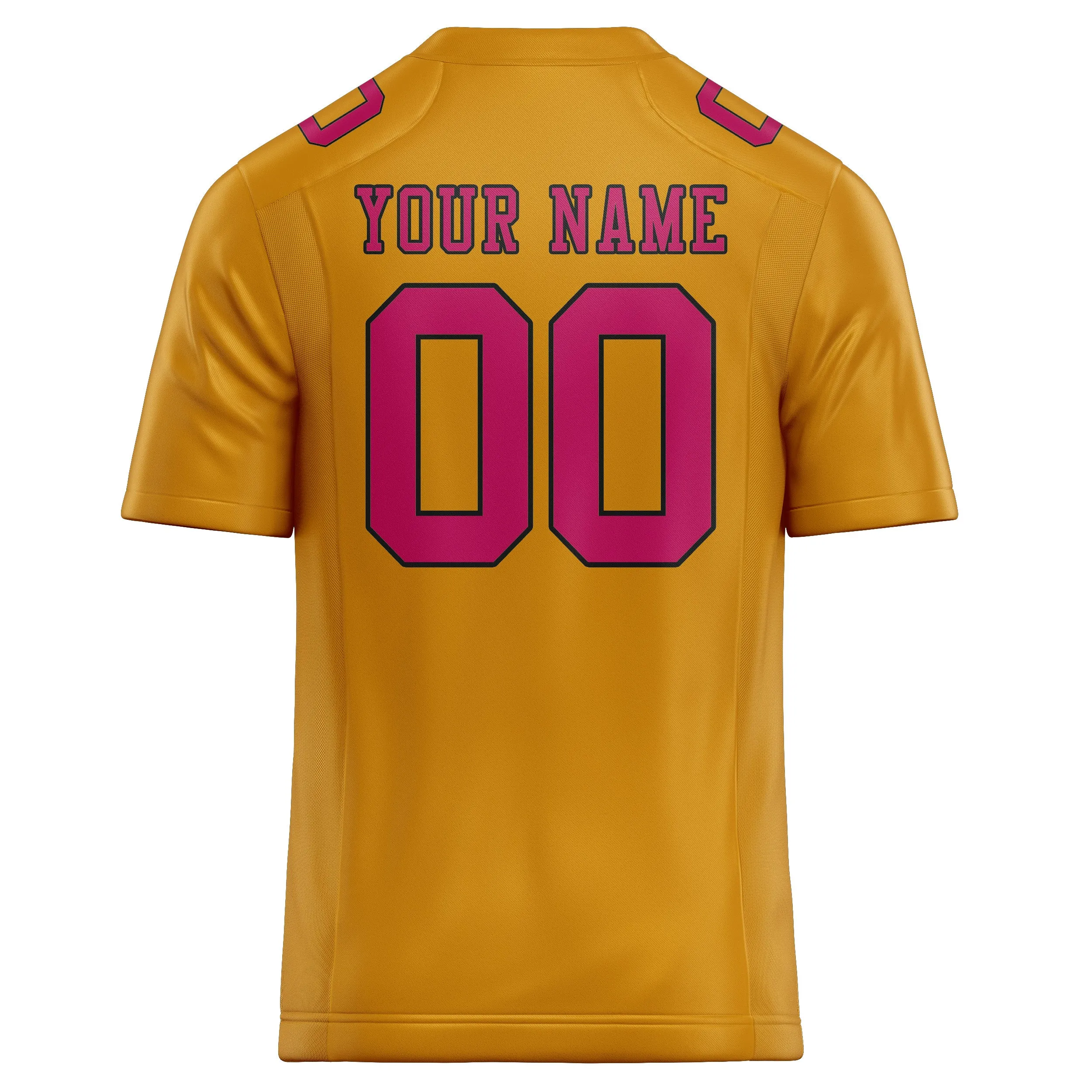 Custom Yellow Pink Football Jersey sold by Tailorly product image thumbnail 3
