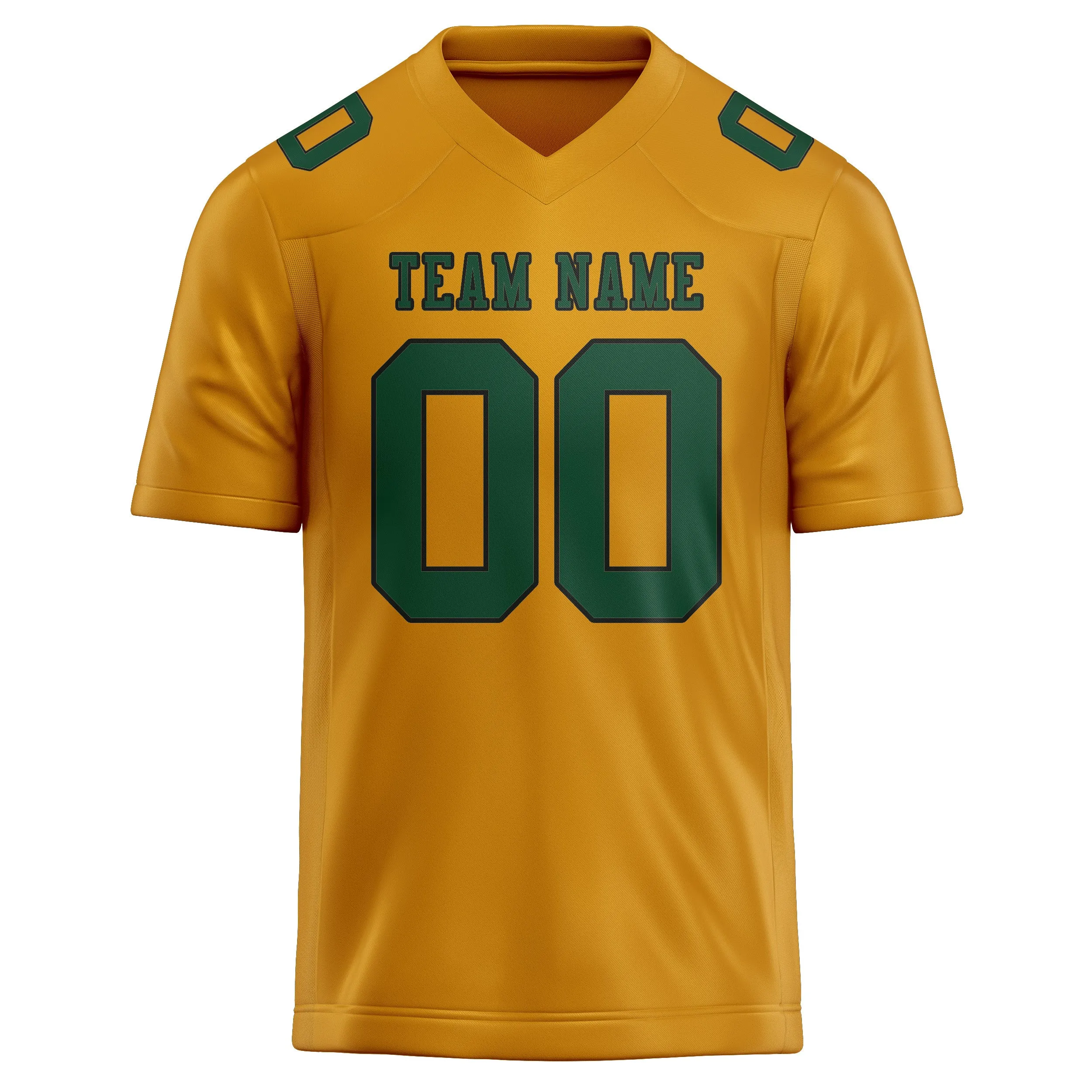 Custom Yellow Green Football Jersey sold by Tailorly product image thumbnail 2