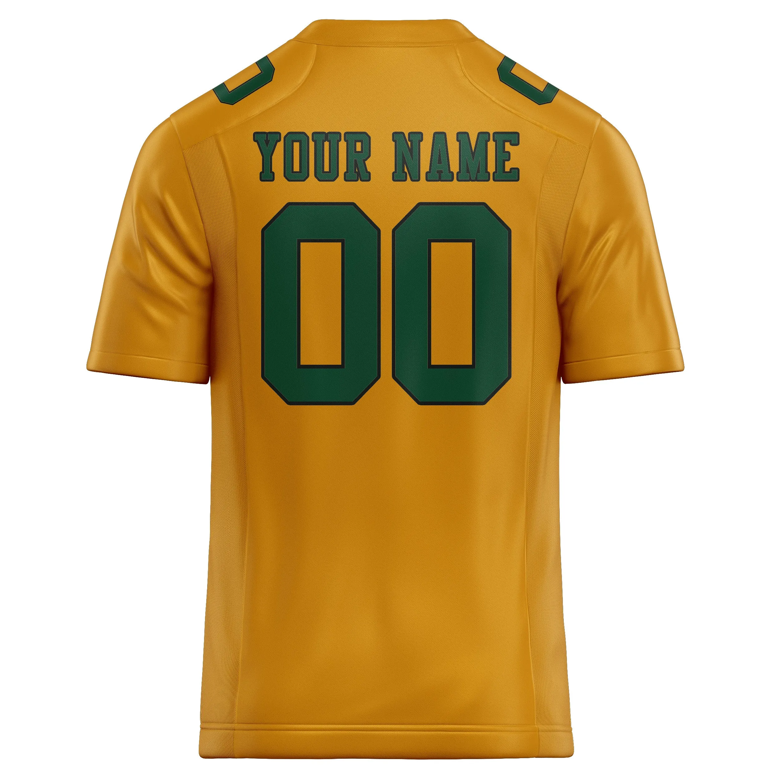 Custom Yellow Green Football Jersey sold by Tailorly product image thumbnail 3