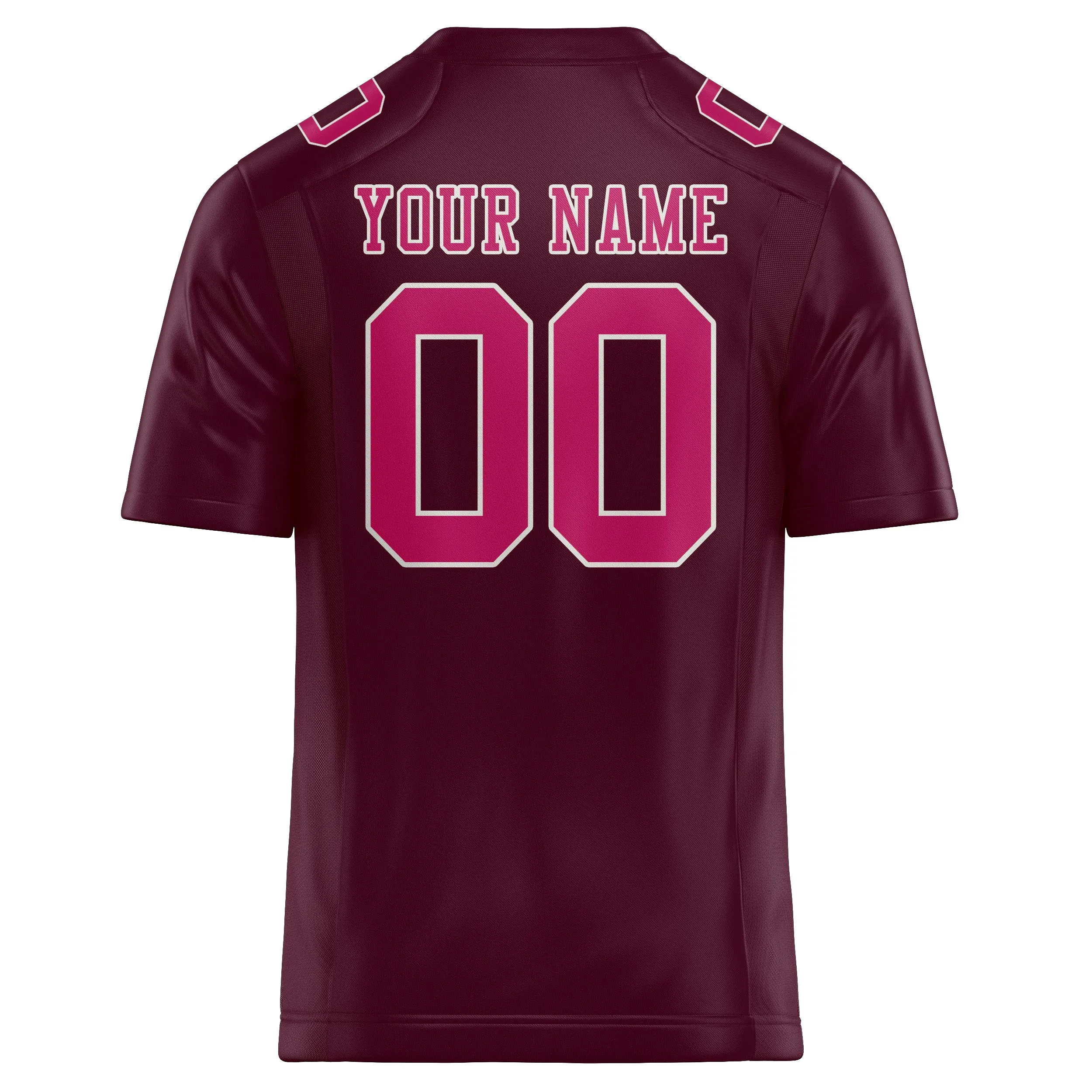 Custom Coral Red Pink Football Jersey sold by Tailorly product image thumbnail 3