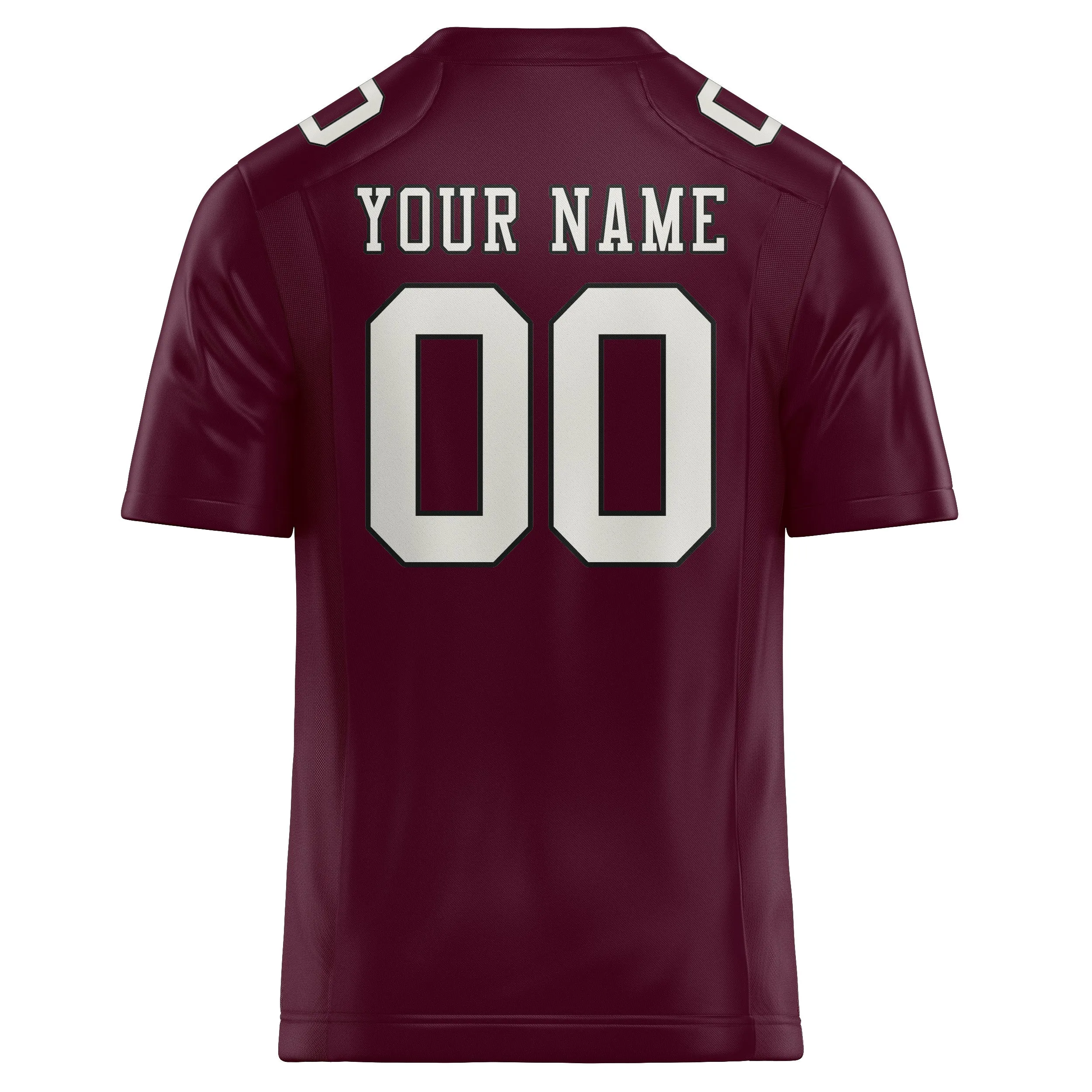Custom Coral Red White Football Jersey sold by Tailorly product image thumbnail 3