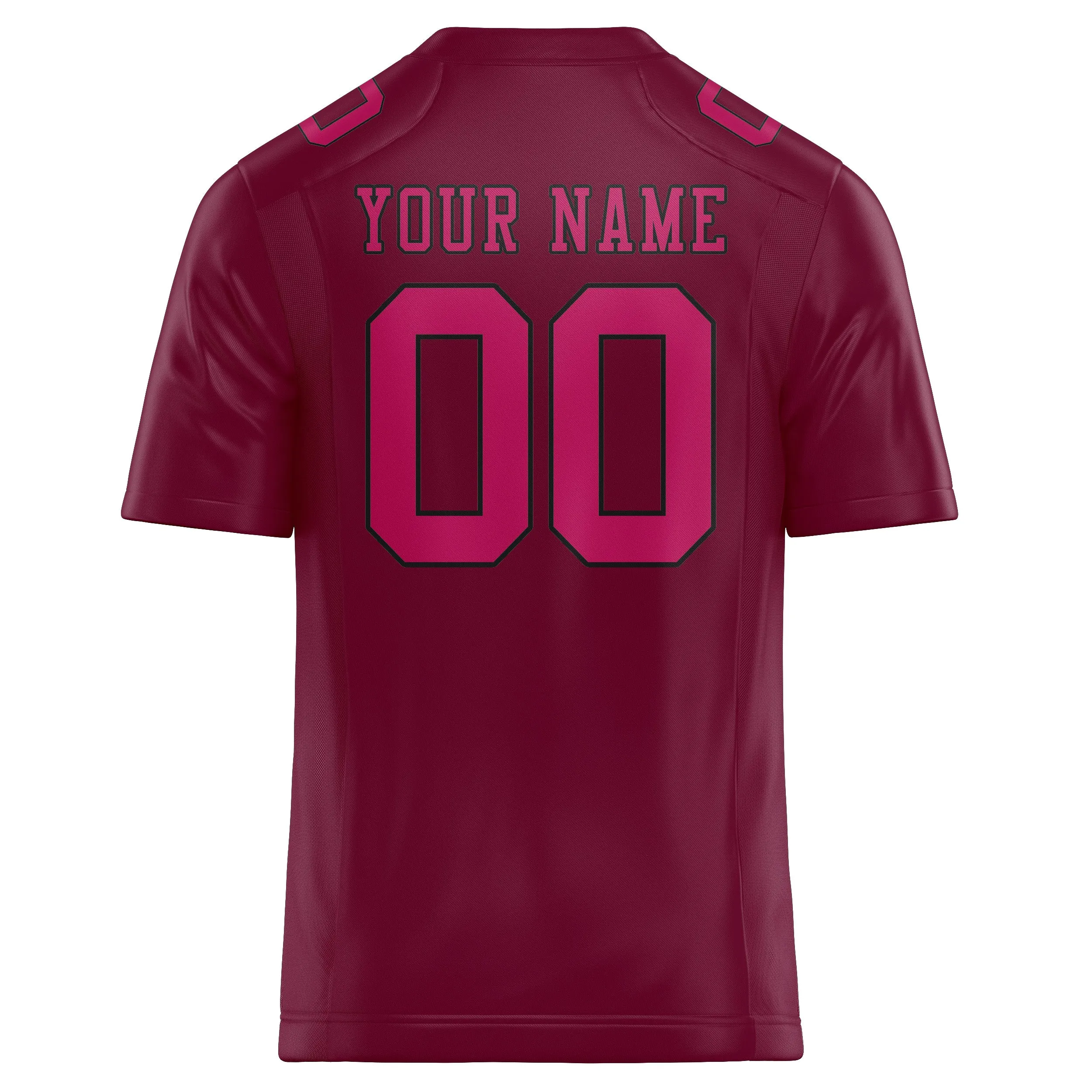 Custom Crimson Red Pink Football Jersey sold by Tailorly product image thumbnail 3
