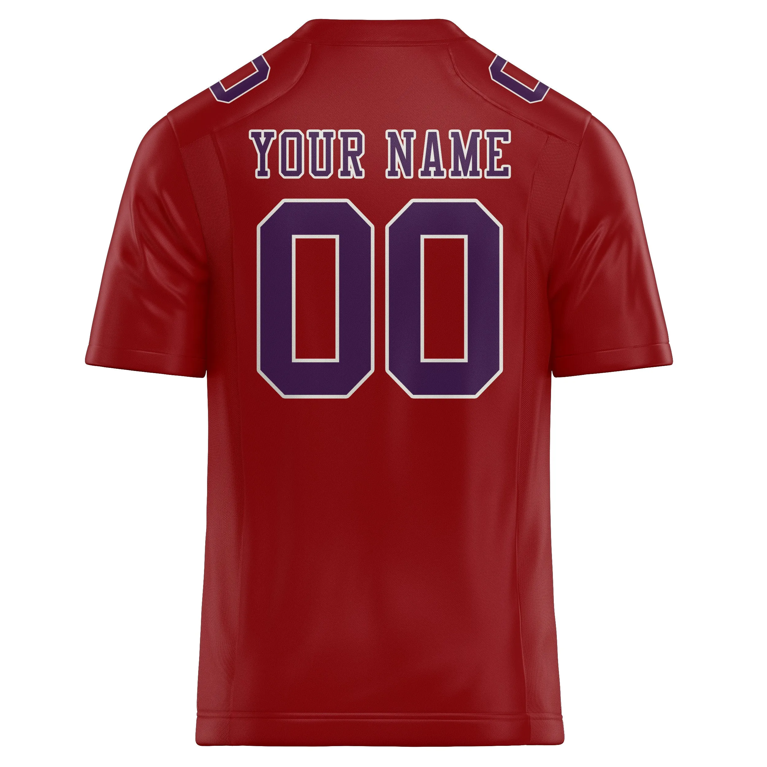 Custom Red Purple Football Jersey sold by Tailorly product image thumbnail 3