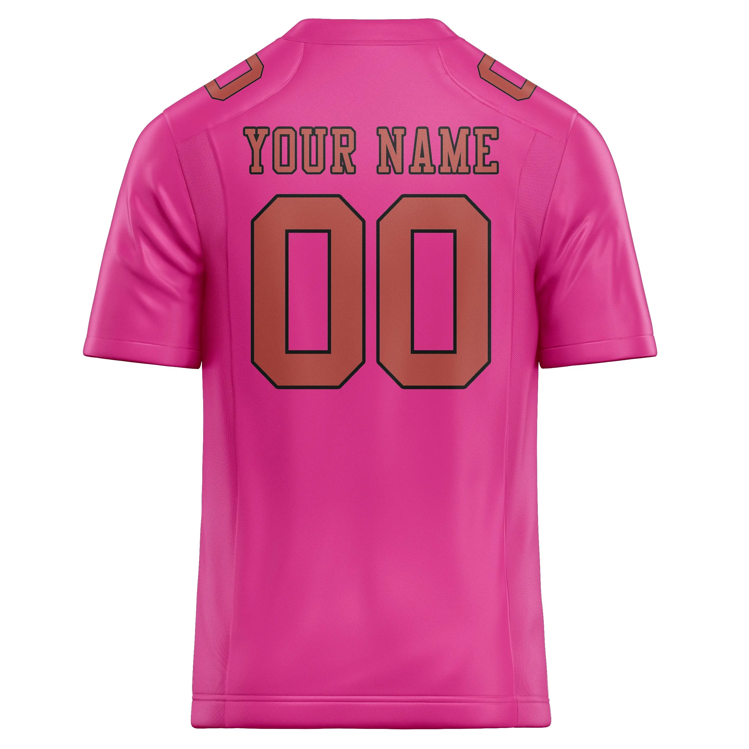 Custom Pink Copper Rose Football Jersey sold by Tailorly product image thumbnail 3