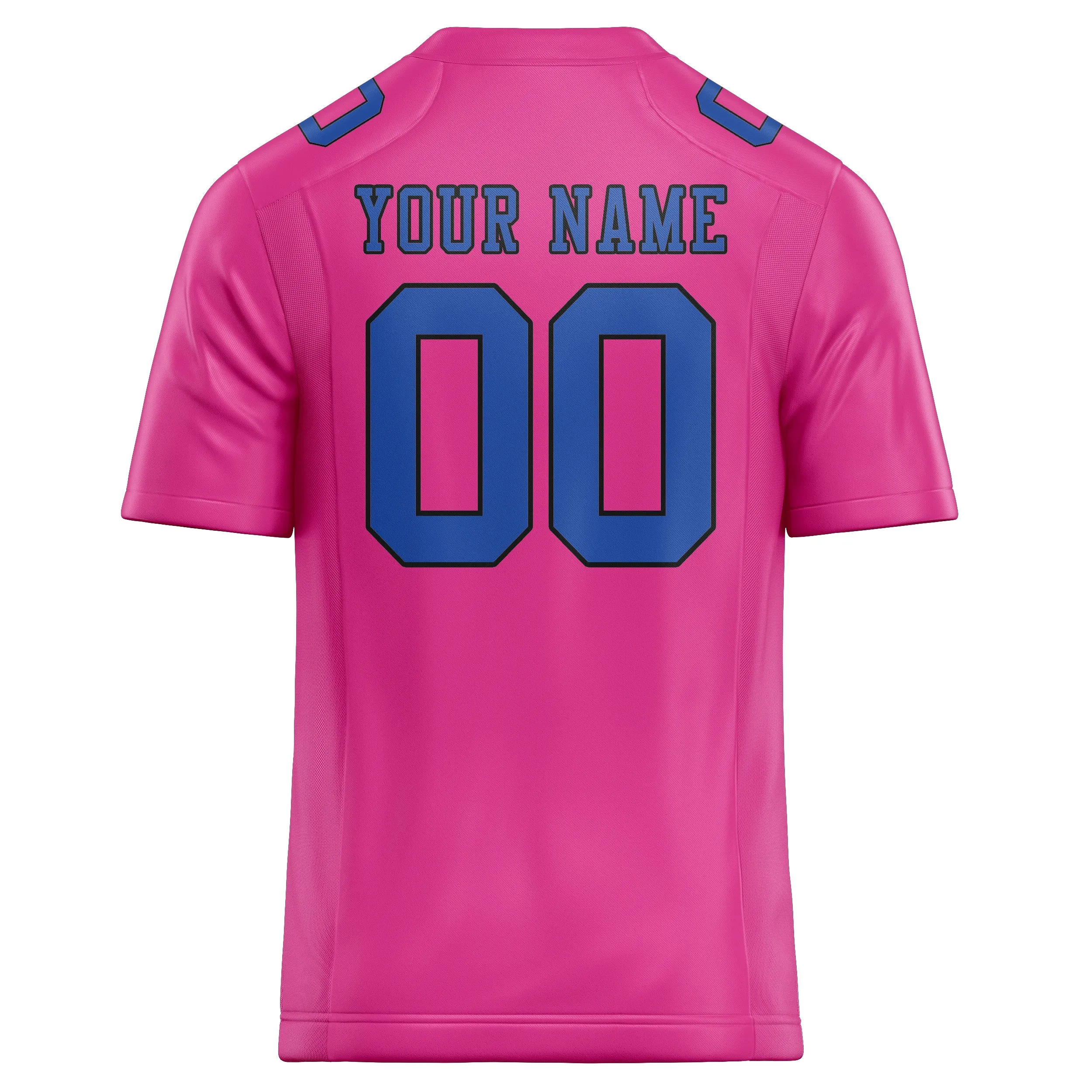 Custom Pink Sky Blue Football Jersey sold by Tailorly product image thumbnail 3