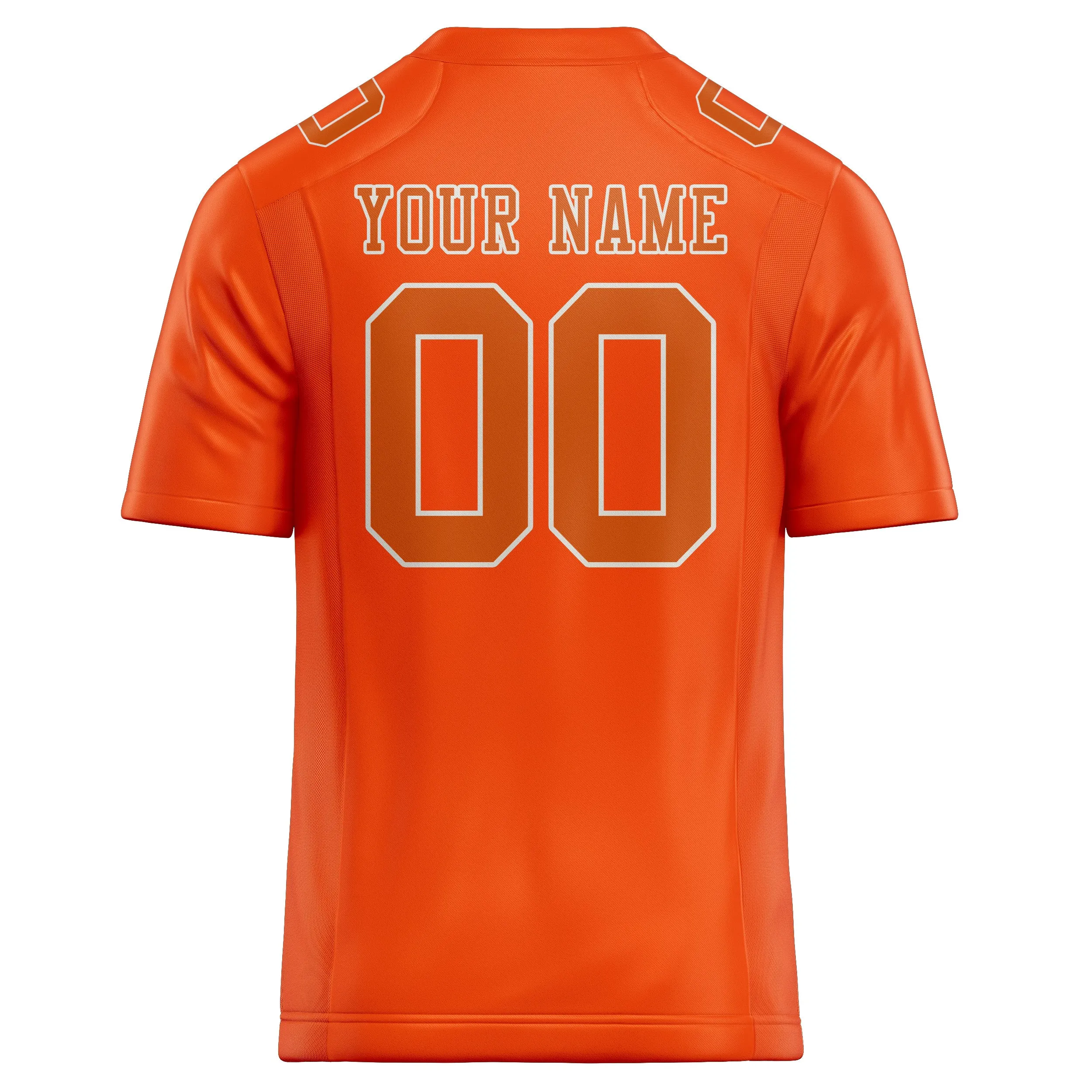 Custom Orange Red Orange Football Jersey sold by Tailorly product image thumbnail 3