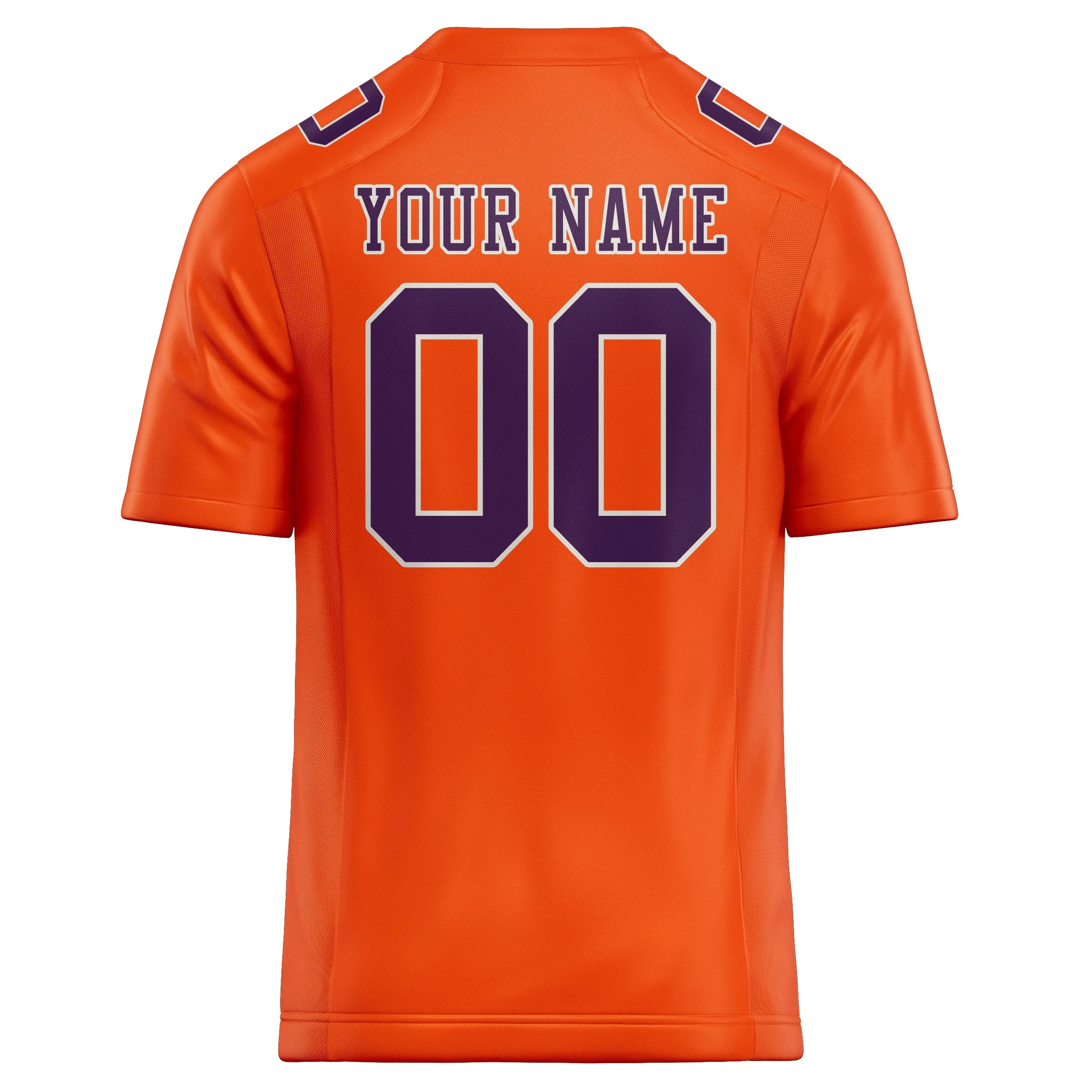 Custom Orange Red Purple Football Jersey sold by Tailorly product image thumbnail 3