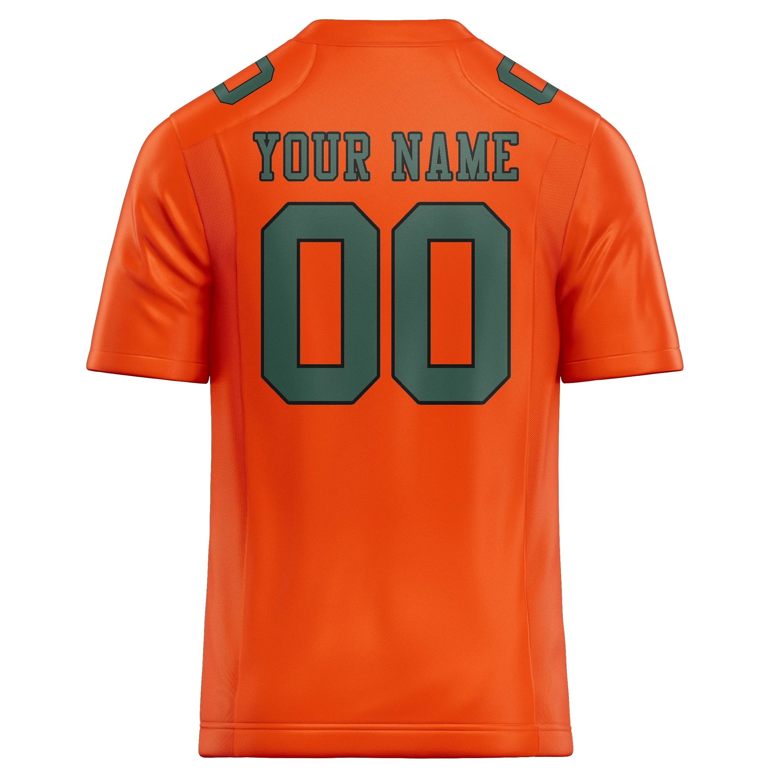 Custom Orange Red Blue Green Football Jersey sold by Tailorly product image thumbnail 3