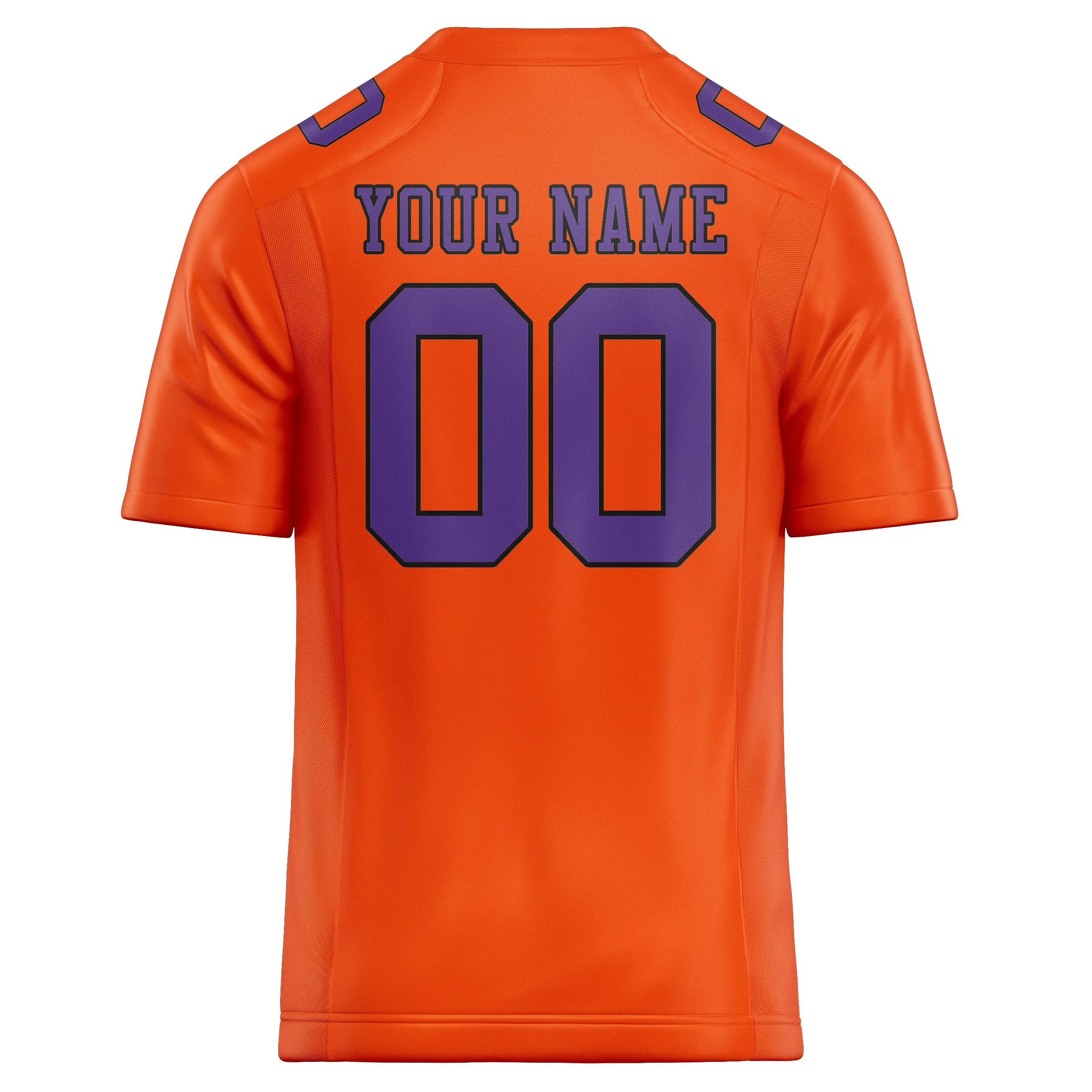 Custom Orange Red Light Purple Football Jersey sold by Tailorly product image thumbnail 3