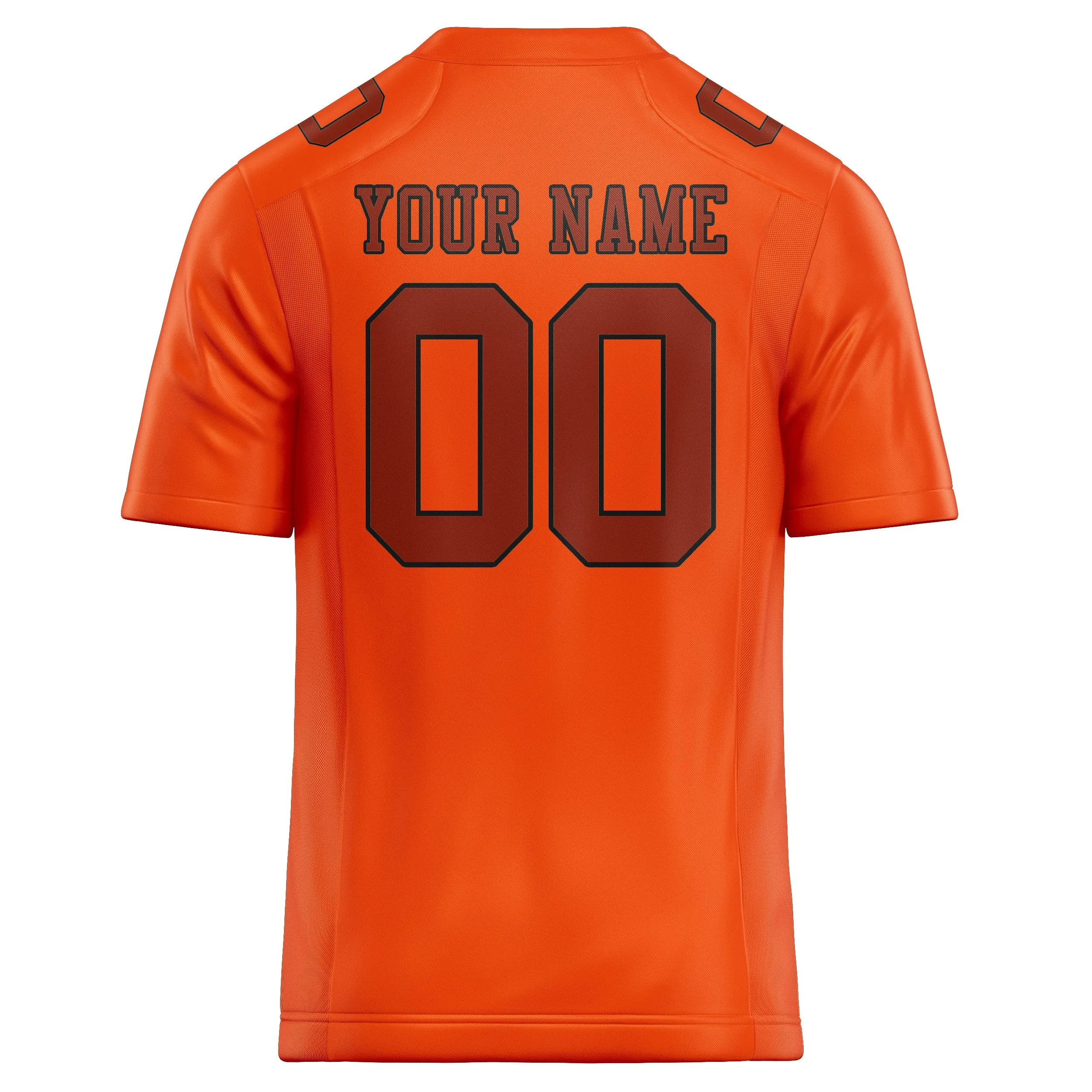 Custom Orange Red Coral Red Football Jersey sold by Tailorly product image thumbnail 3