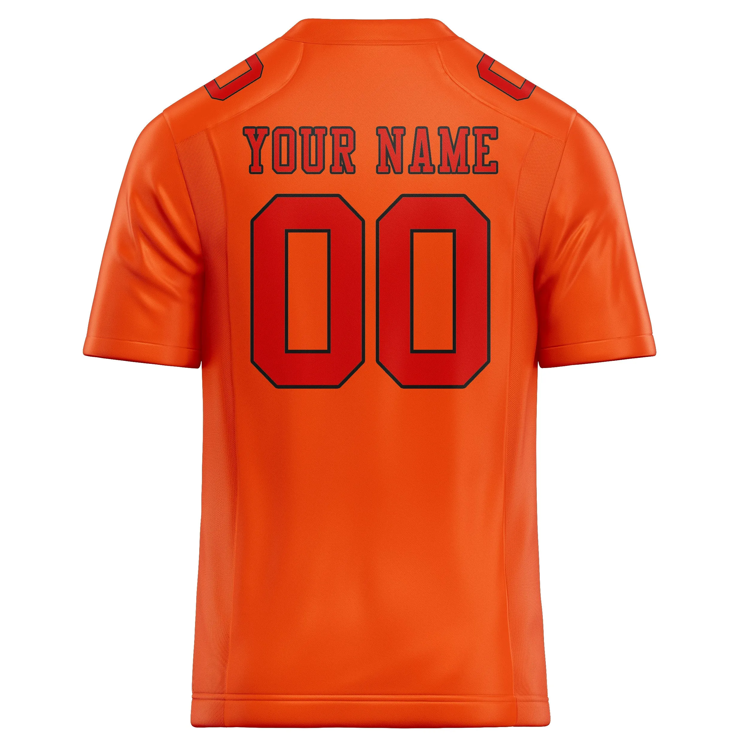 Custom Orange Red Orange Red Football Jersey sold by Tailorly product image thumbnail 3