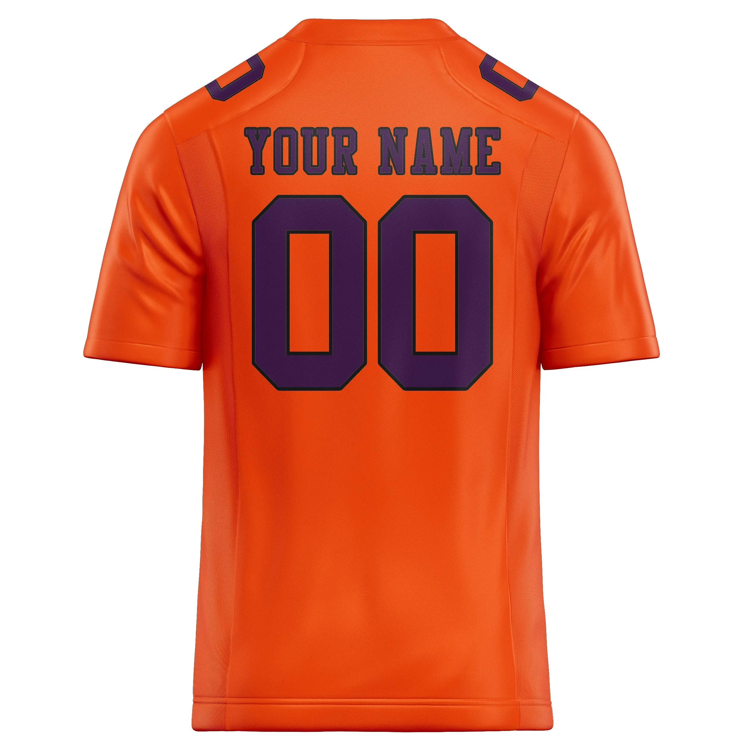 Custom Orange Red Purple Football Jersey sold by Tailorly product image thumbnail 3