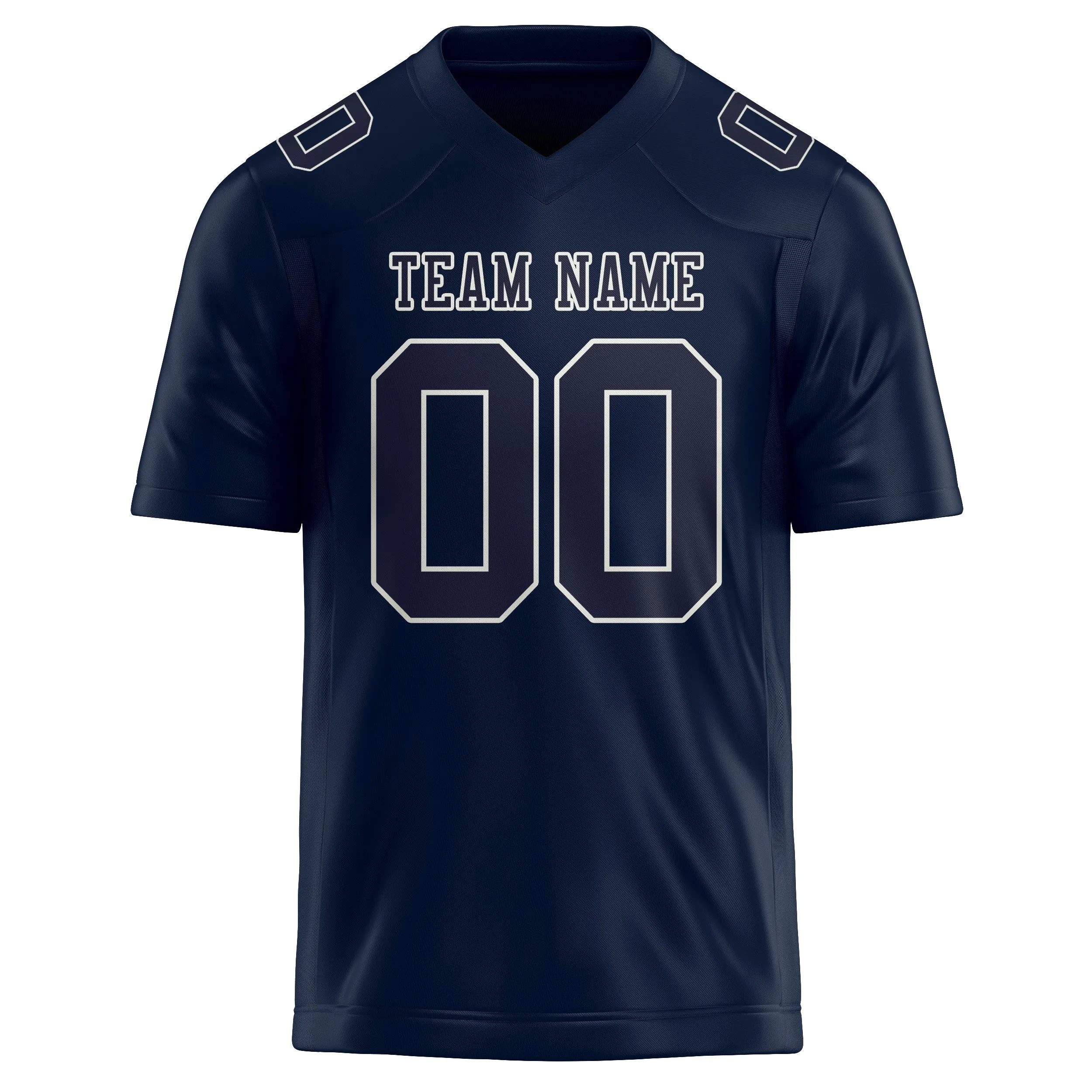 Custom Navy Navy Football Jersey sold by Tailorly product image thumbnail 2