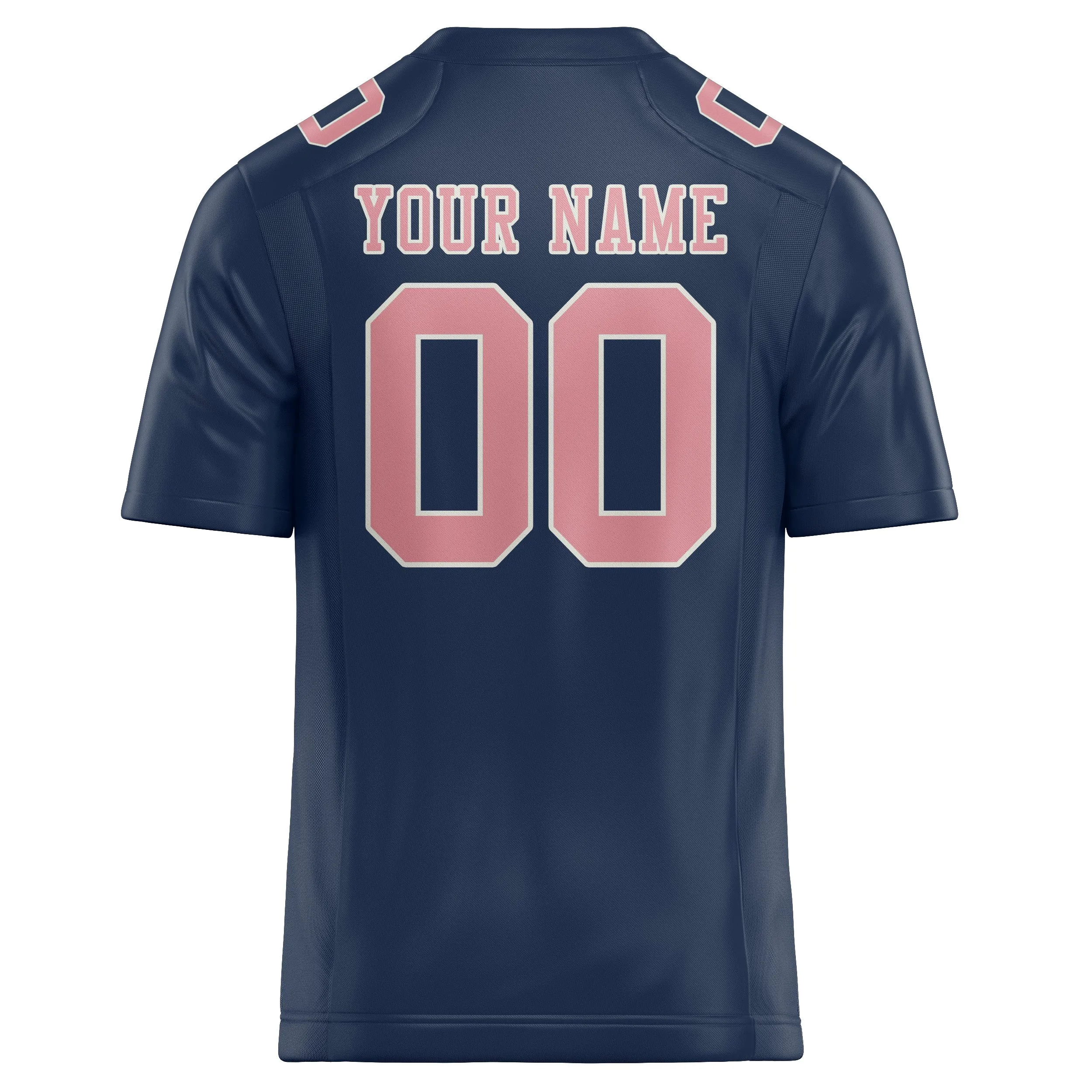 Custom Blue Light Pink Football Jersey sold by Tailorly product image thumbnail 3