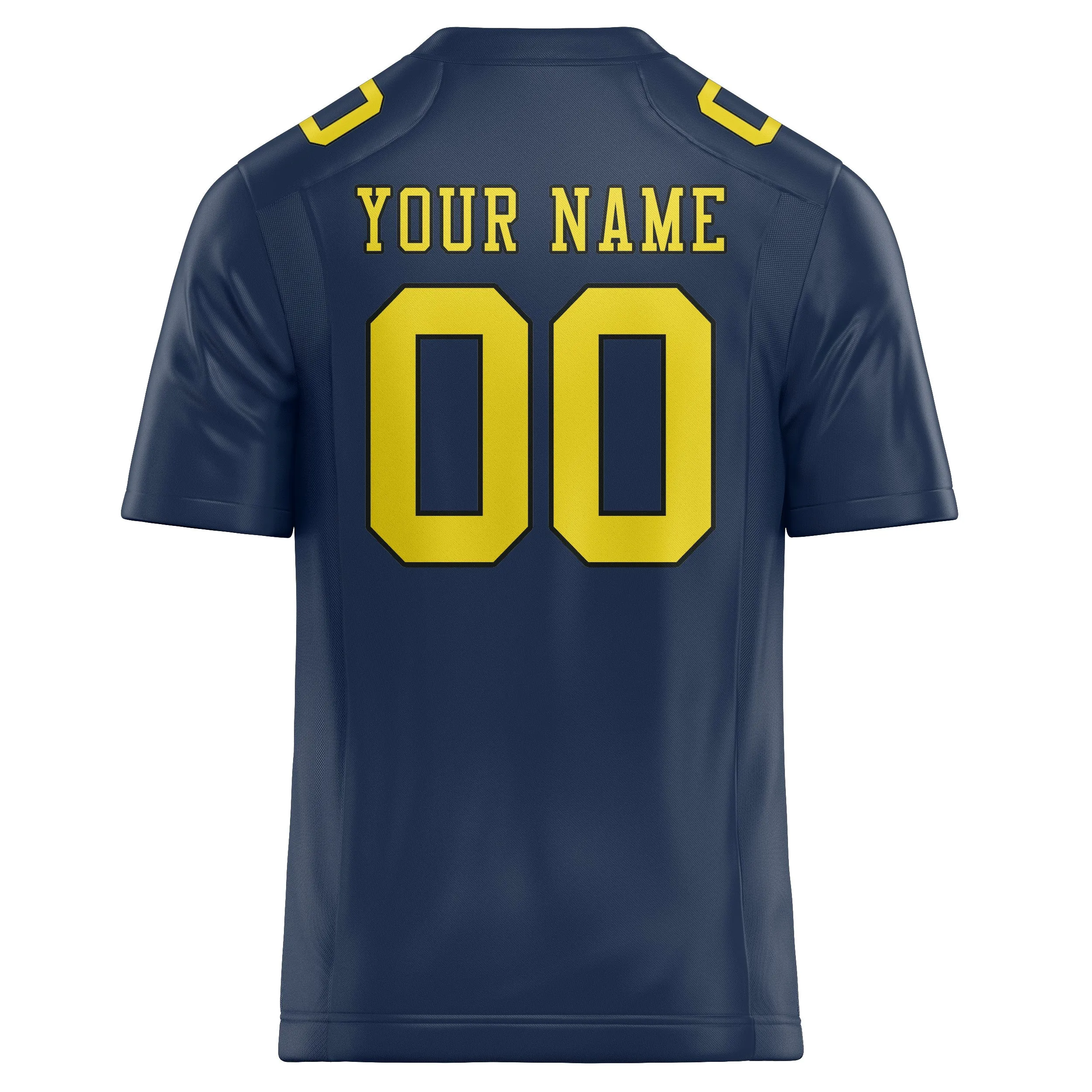 Custom Blue Light Yellow Football Jersey sold by Tailorly product image thumbnail 3