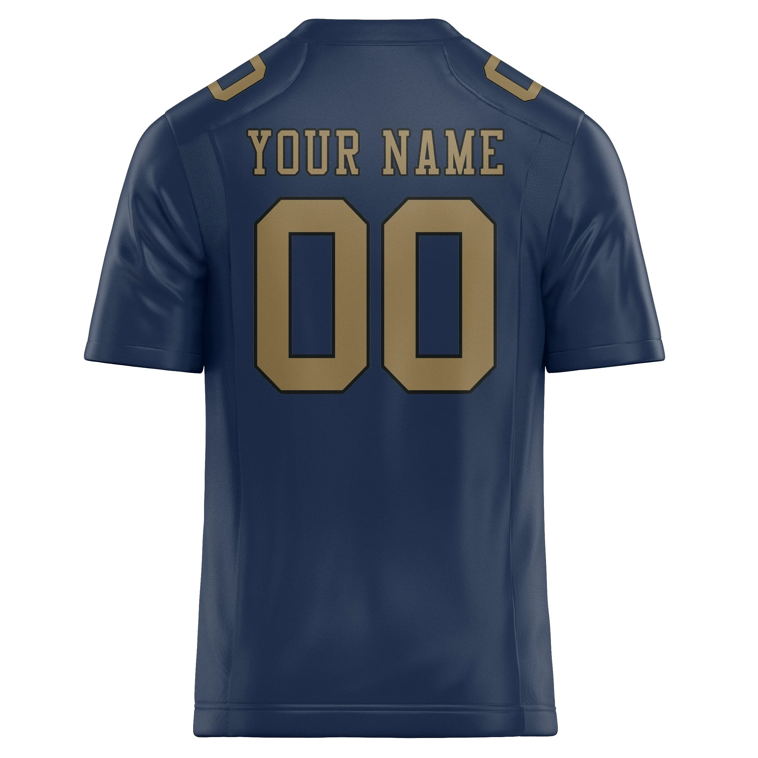 Custom Blue Light Khaki Football Jersey sold by Tailorly product image thumbnail 3