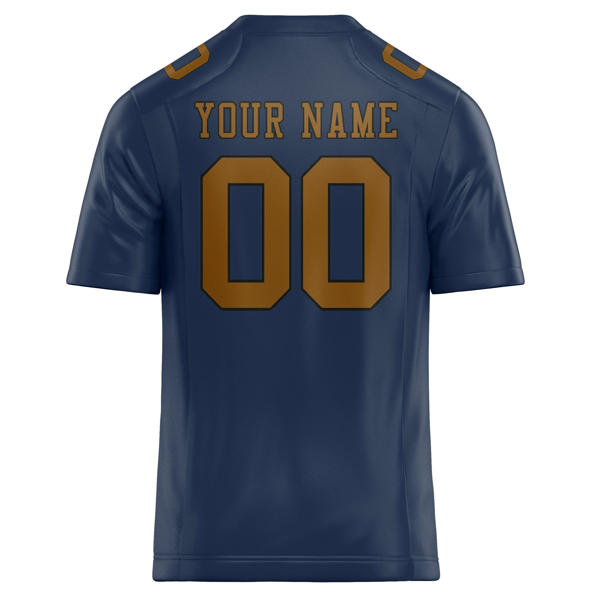 Custom Blue Khaki Football Jersey sold by Tailorly product image thumbnail 3