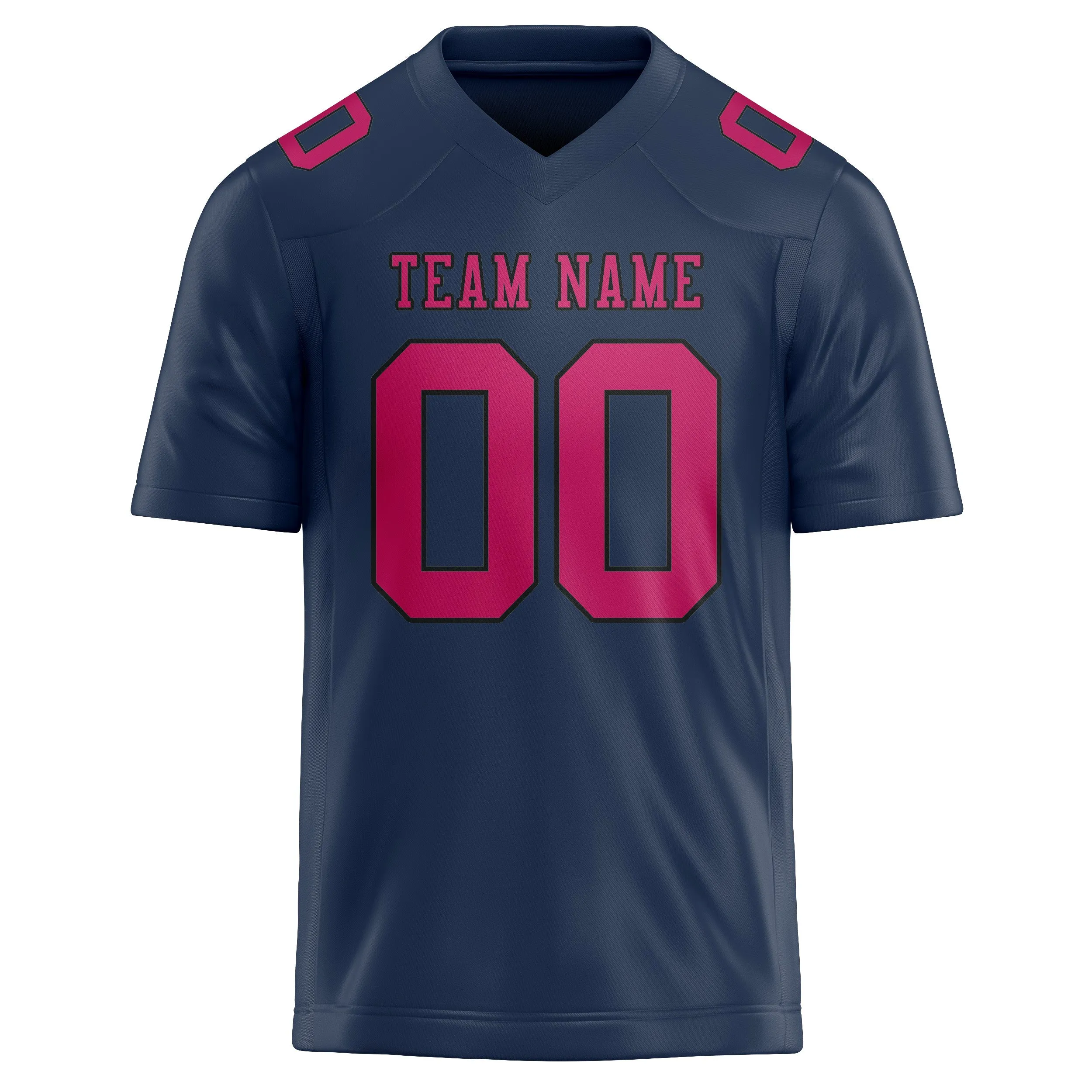 Custom Blue Pink Football Jersey sold by Tailorly product image thumbnail 2