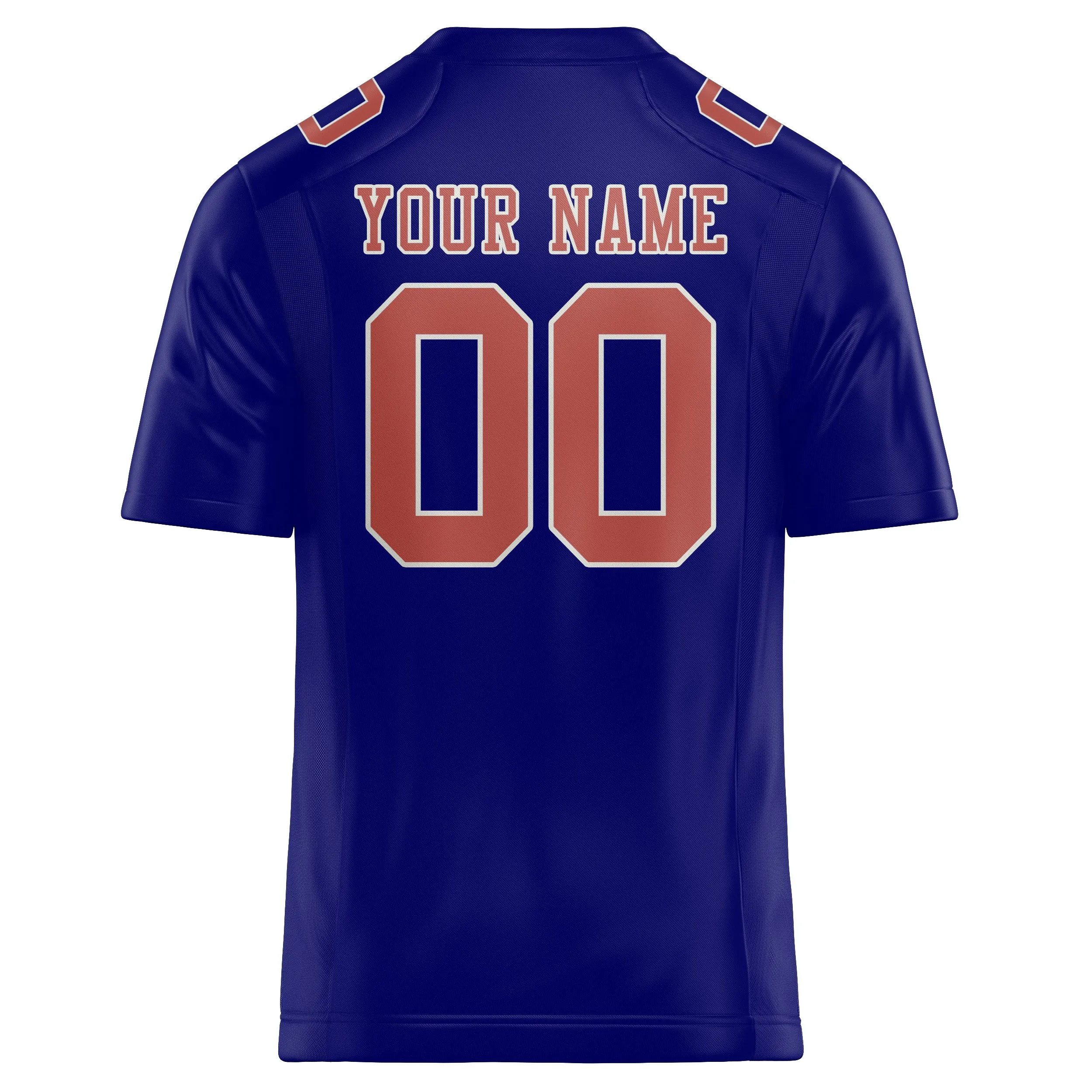 Custom Sky Blue Copper Rose Football Jersey sold by Tailorly product image thumbnail 3