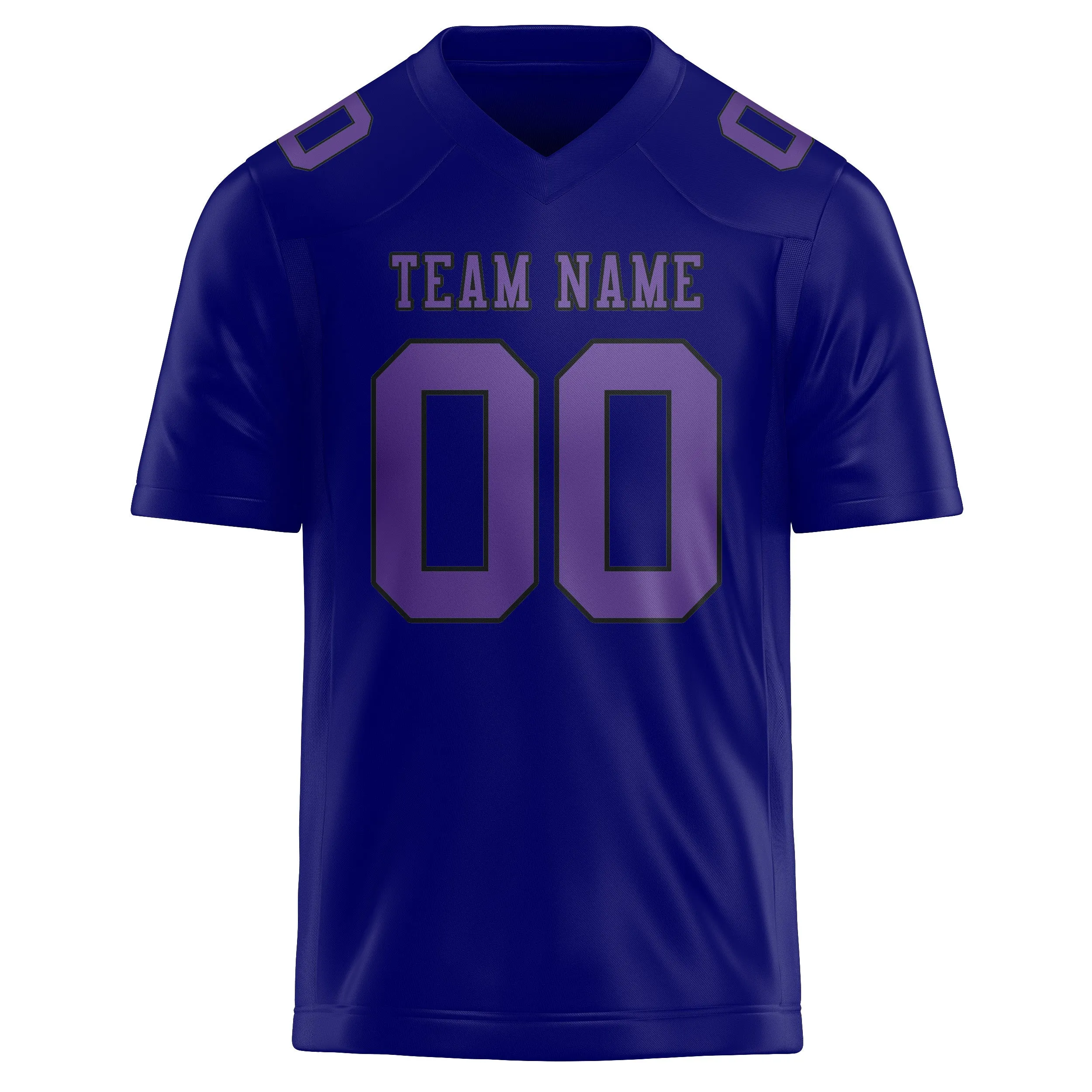 Custom Sky Blue Light Purple Football Jersey sold by Tailorly product image thumbnail 2