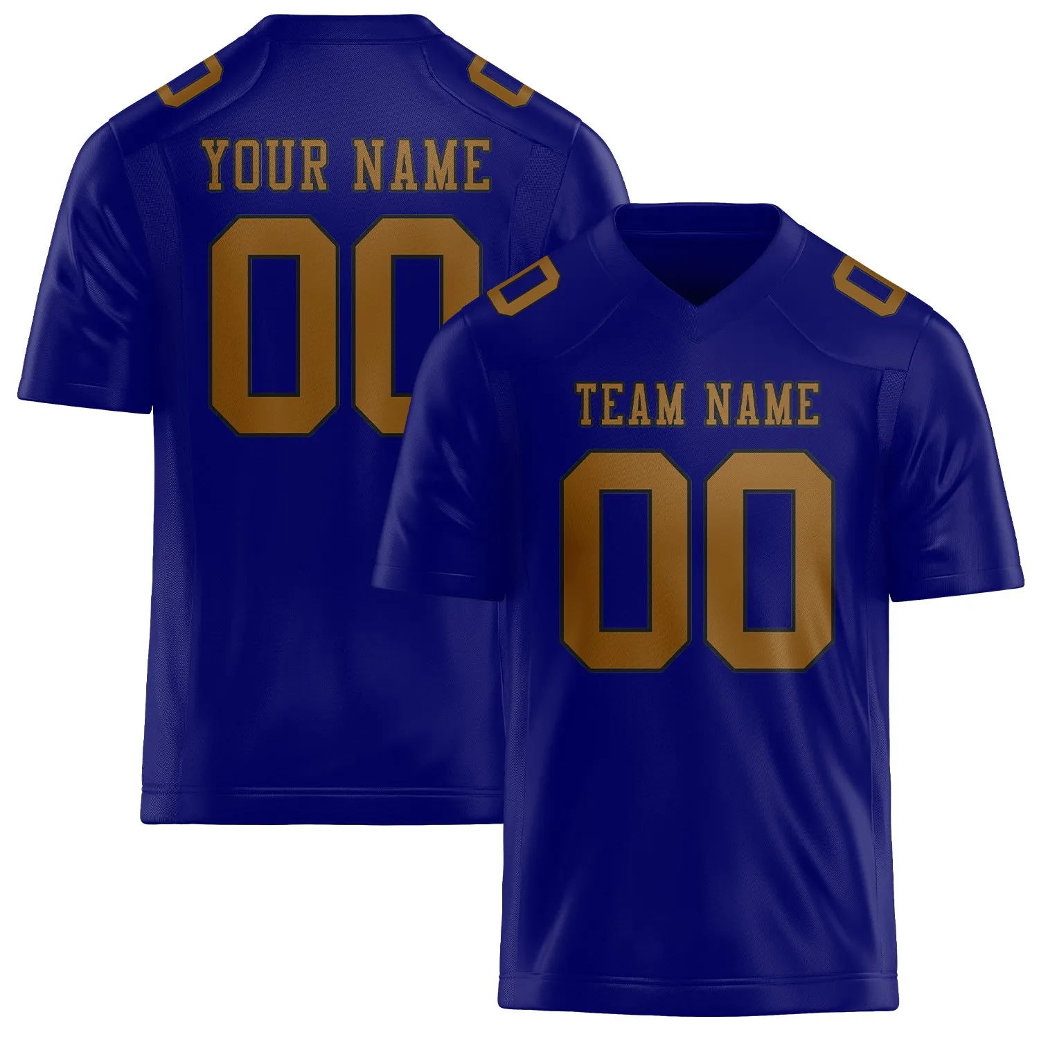 Custom Sky Blue Khaki Football Jersey sold by Tailorly