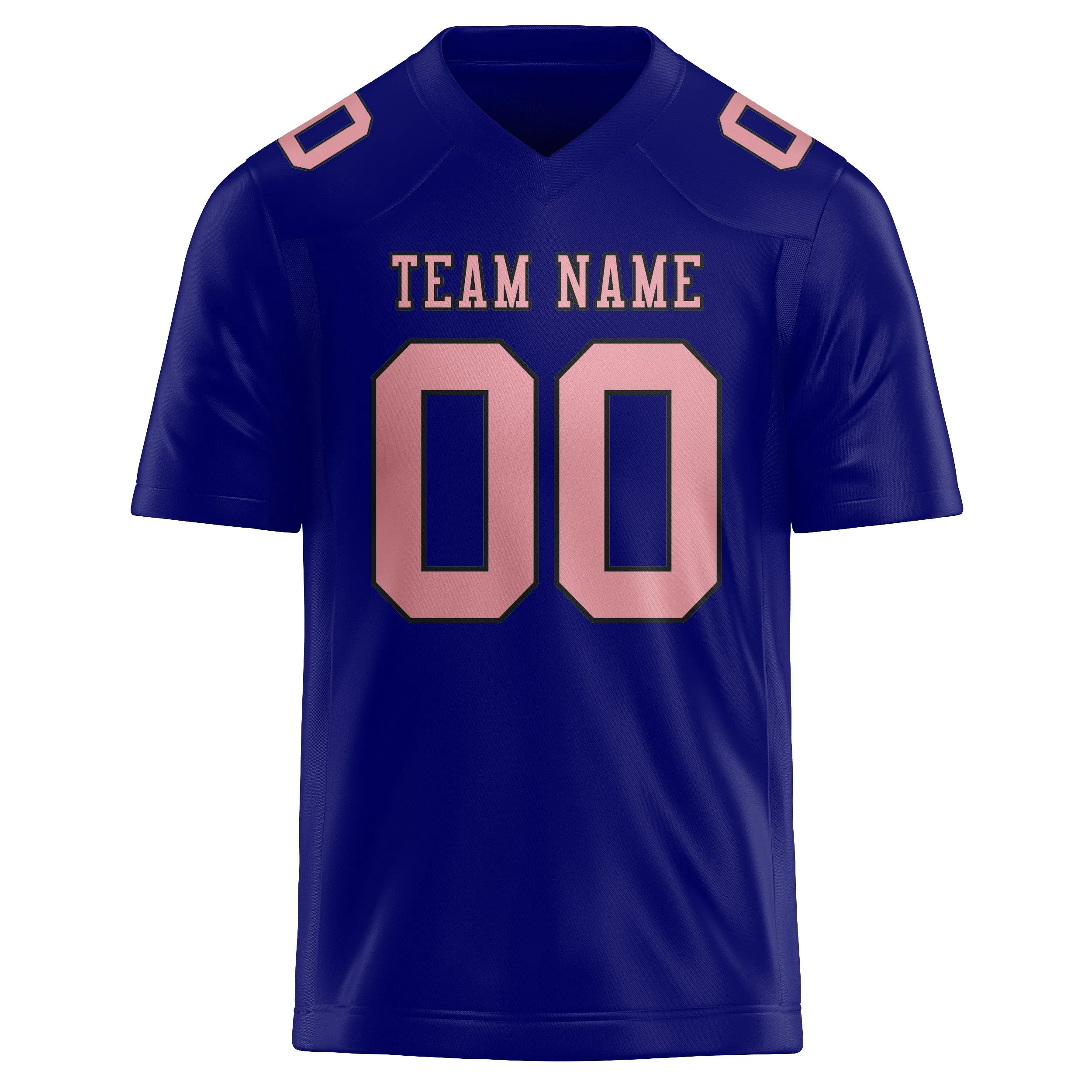 Custom Sky Blue Light Pink Football Jersey sold by Tailorly product image thumbnail 2