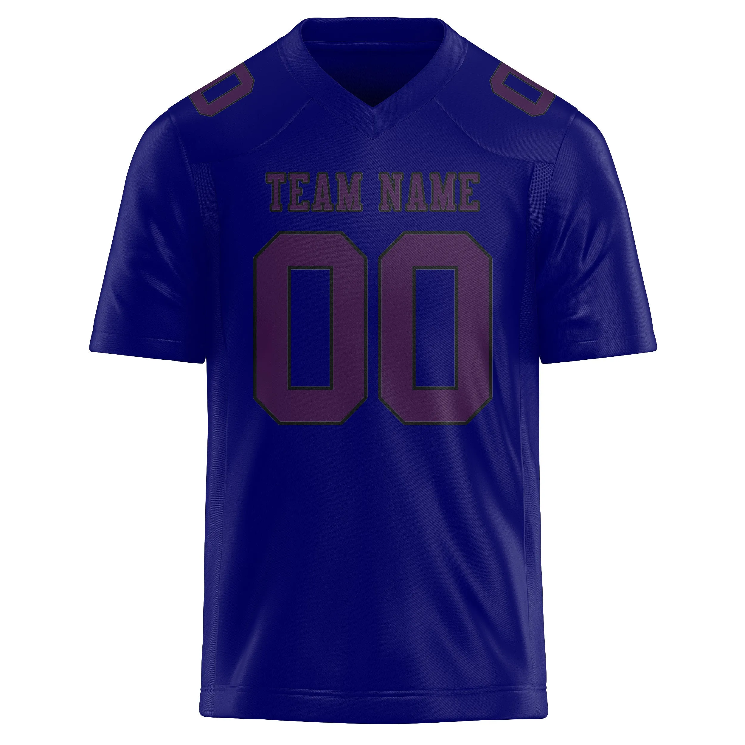 Custom Sky Blue Purple Football Jersey sold by Tailorly product image thumbnail 2