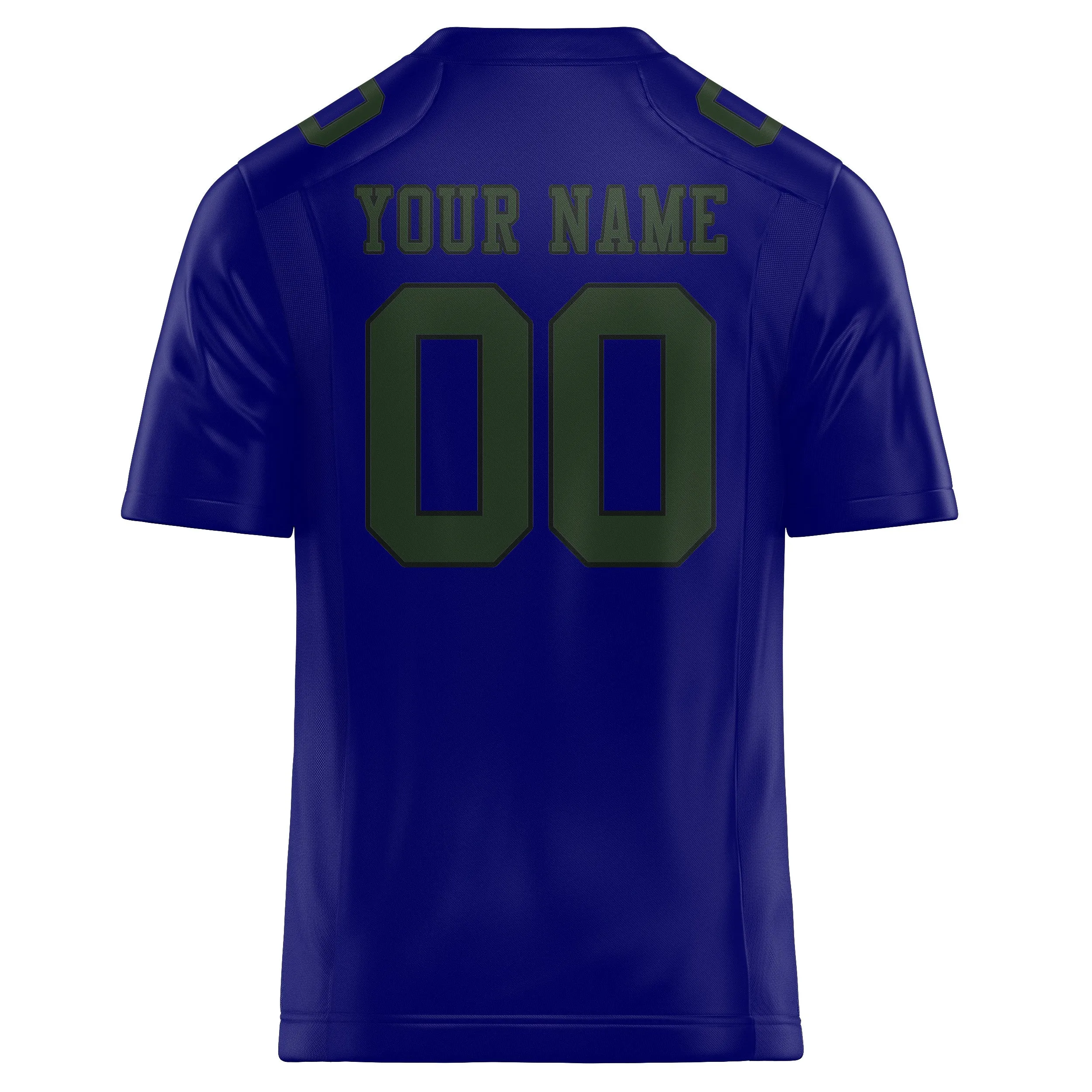 Custom Sky Blue Dark Green Football Jersey sold by Tailorly product image thumbnail 3