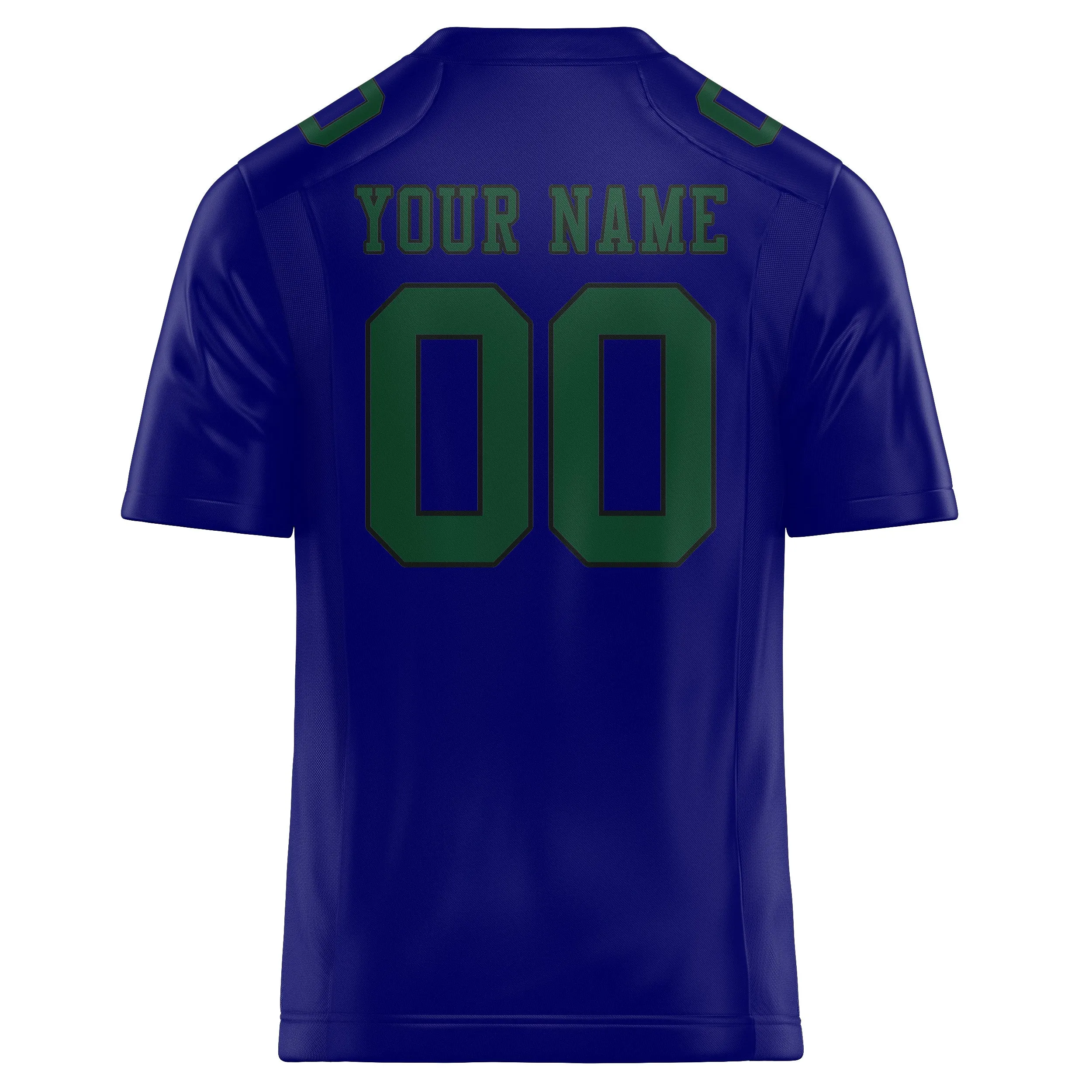 Custom Sky Blue Green Football Jersey sold by Tailorly product image thumbnail 3