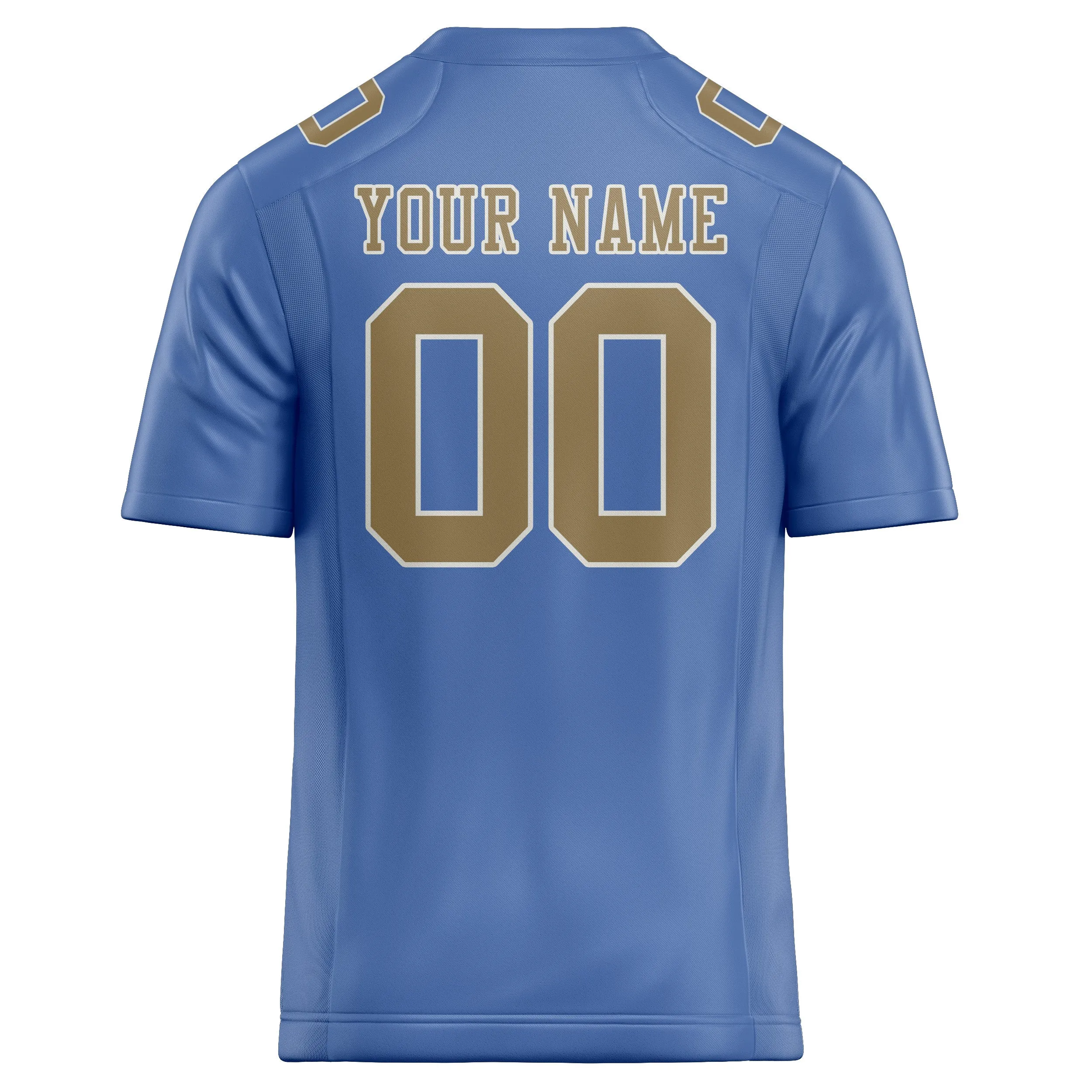 Custom Light Blue Light Khaki Football Jersey sold by Tailorly product image thumbnail 3
