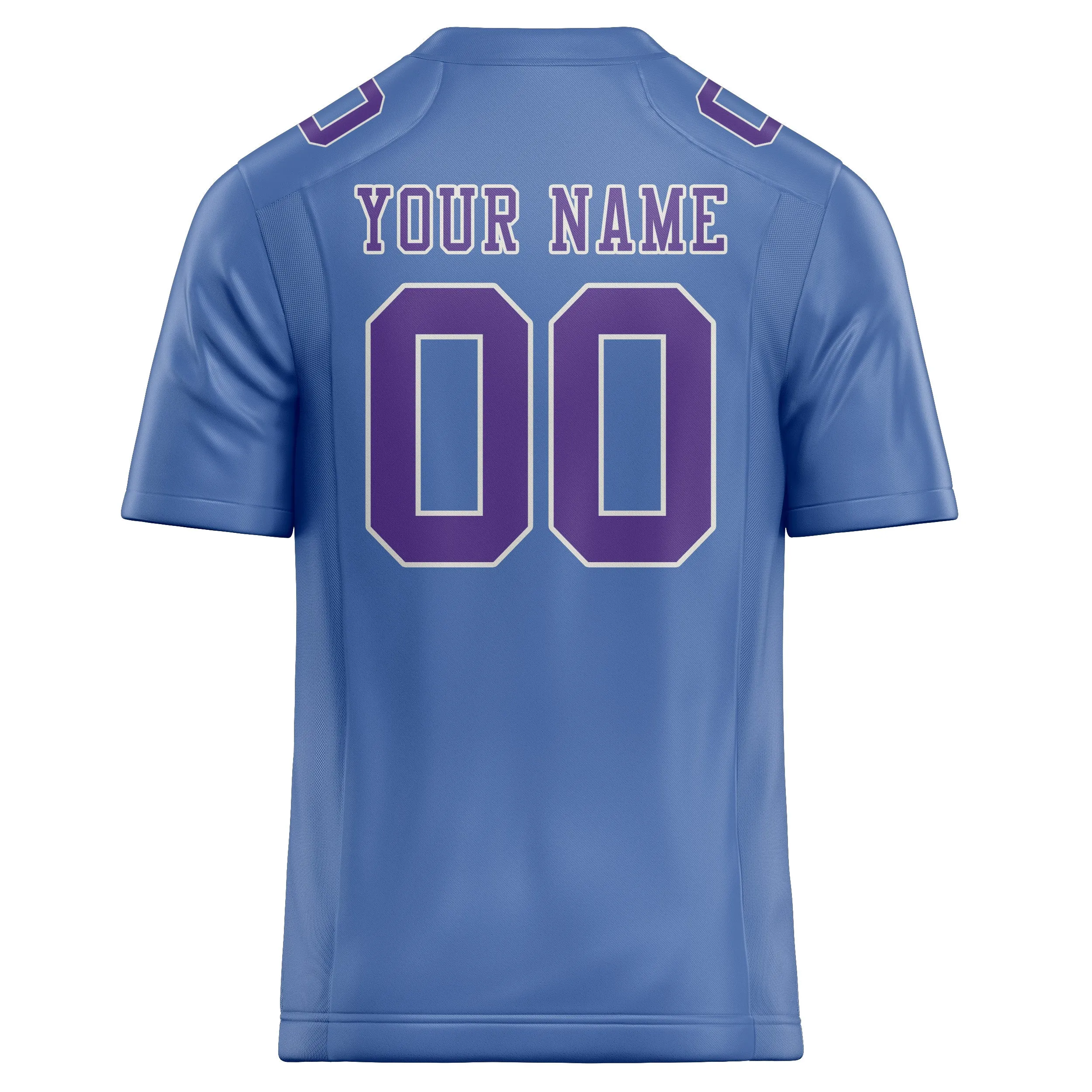 Custom Light Blue Light Purple Football Jersey sold by Tailorly product image thumbnail 3