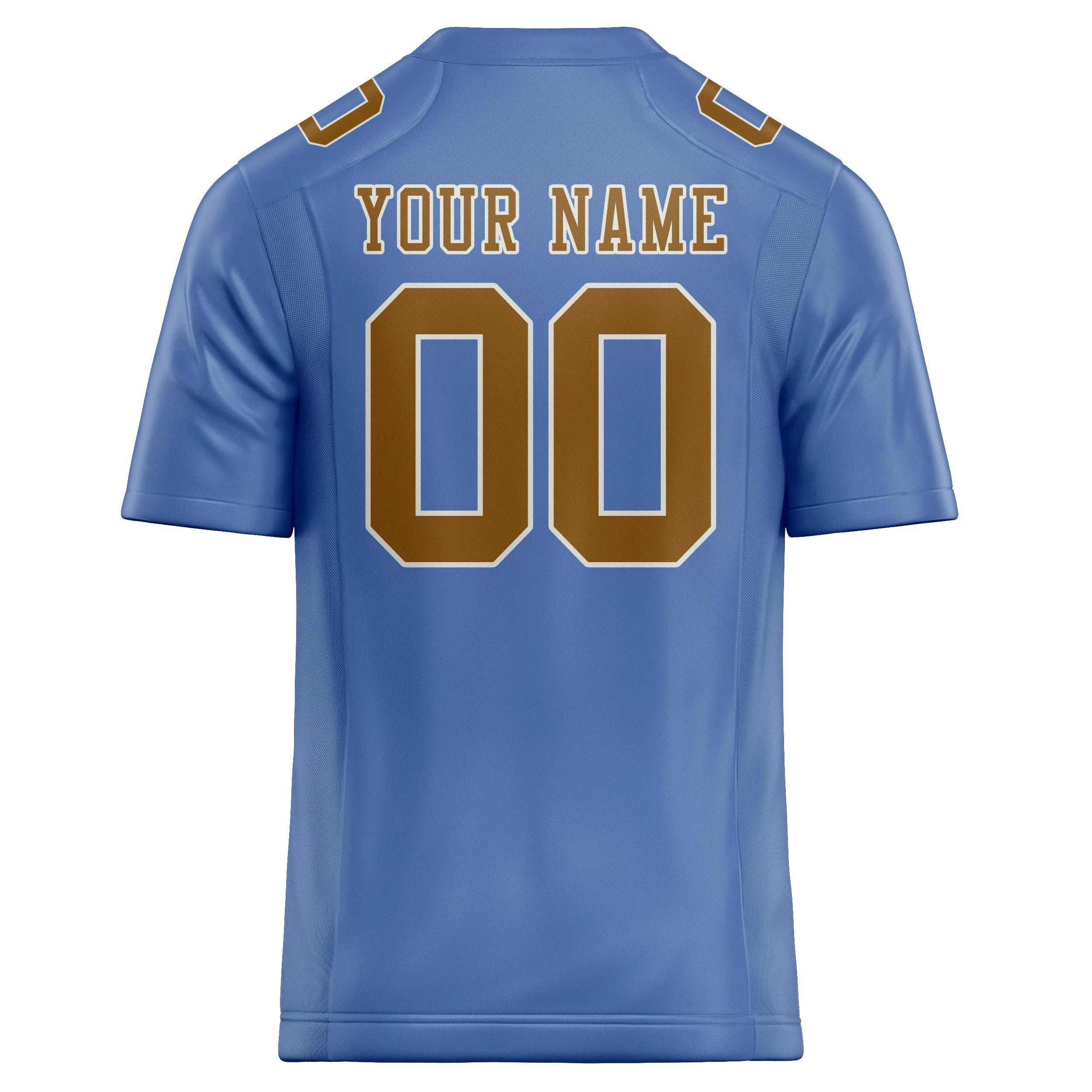 Custom Light Blue Khaki Football Jersey sold by Tailorly product image thumbnail 3