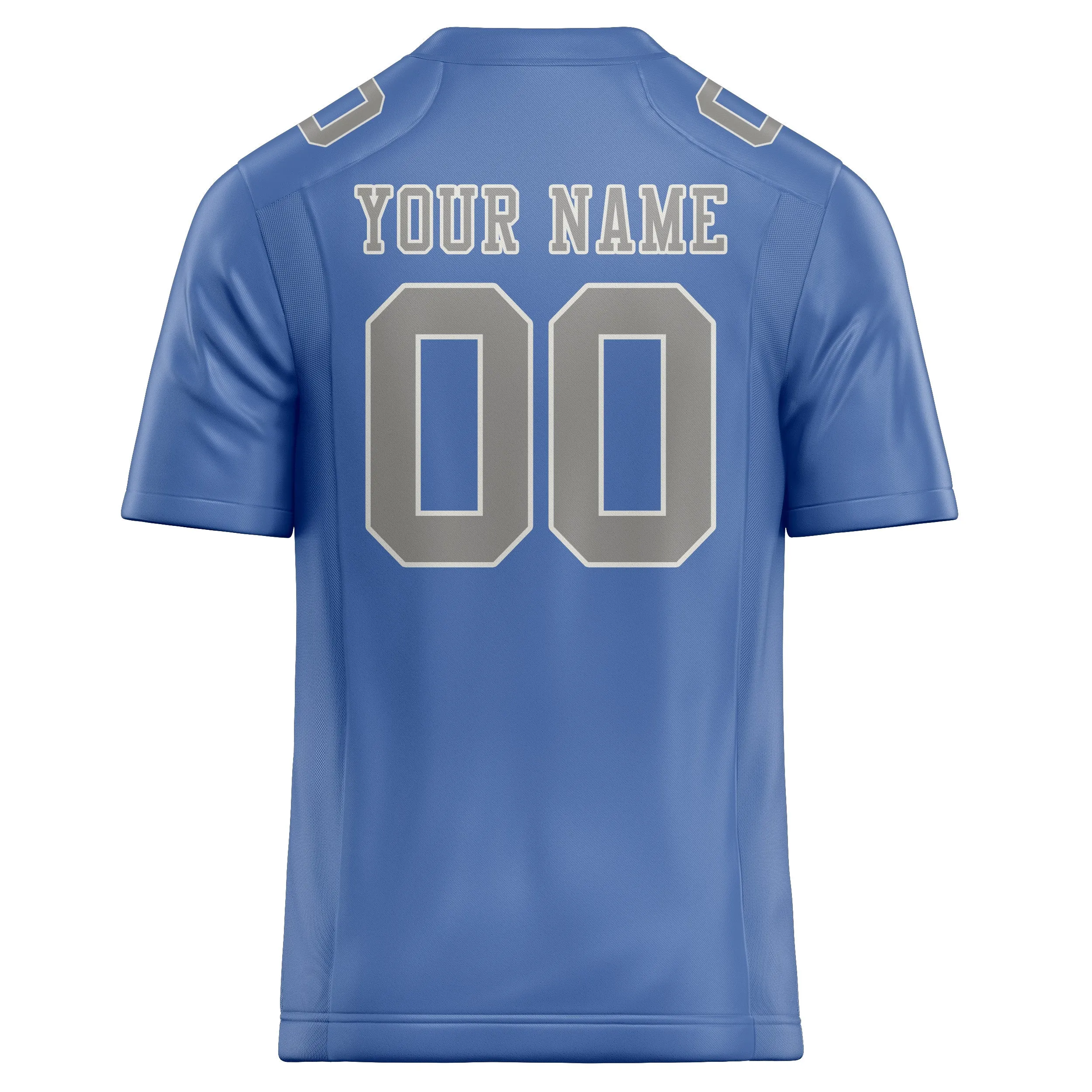 Custom Light Blue Gray Football Jersey sold by Tailorly product image thumbnail 3
