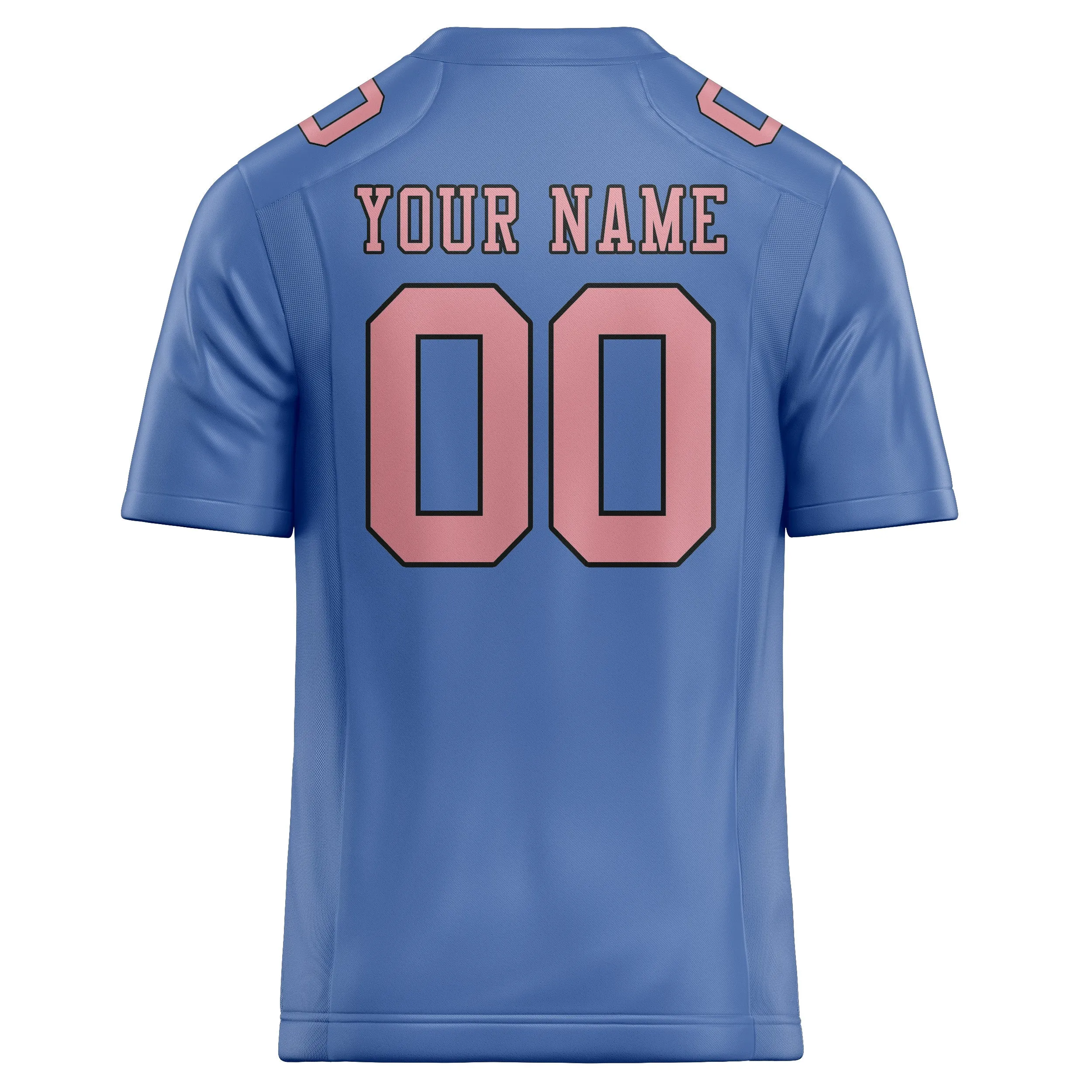 Custom Light Blue Light Pink Football Jersey sold by Tailorly product image thumbnail 3